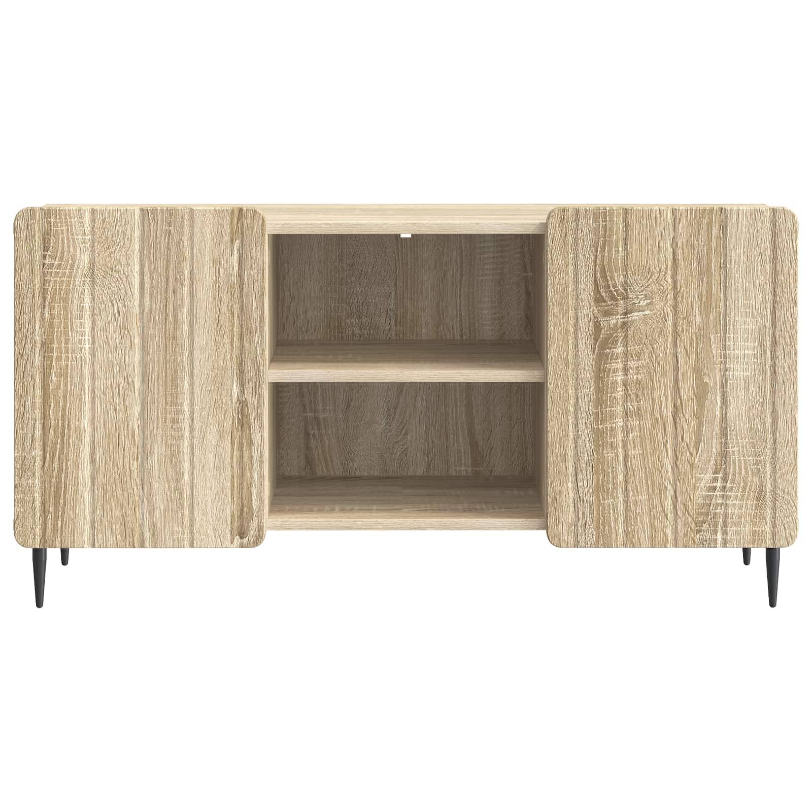 vidaXL TV-Schränk Sonoma-Eiche 102 x 34,5 x 52 cm Holzwerkstoff