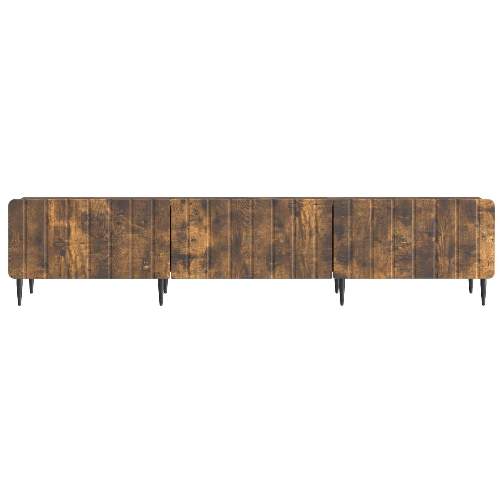 vidaXL TV-Schränk Geräucherte Eiche 147 x 34,5 x 32 cm Holzwerkstoff
