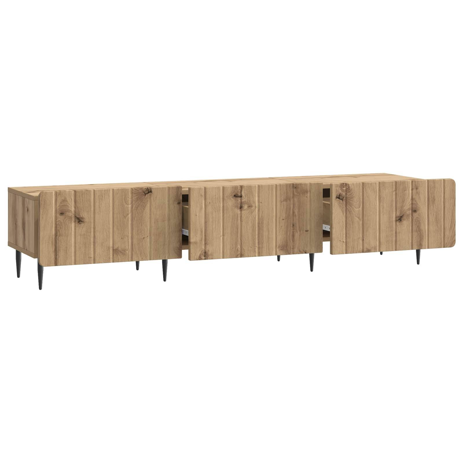 vidaXL TV-Schränk Artisan-Eiche 147 x 34,5 x 32 cm Holzwerkstoff