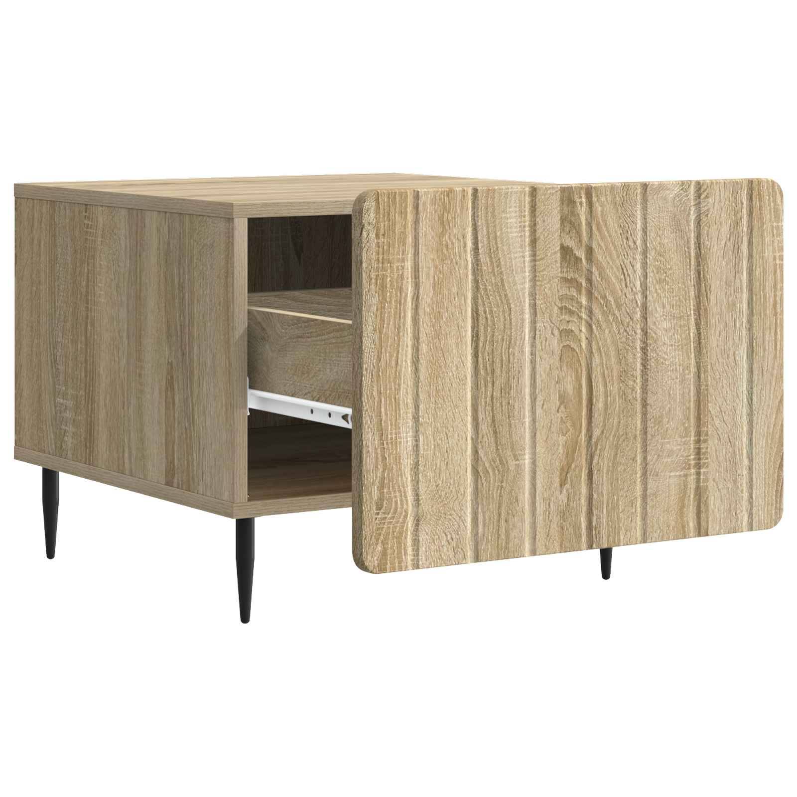 vidaXL Couchtisch Sonoma-Eiche 49 x 50 x 42 cm Holzwerkstoff