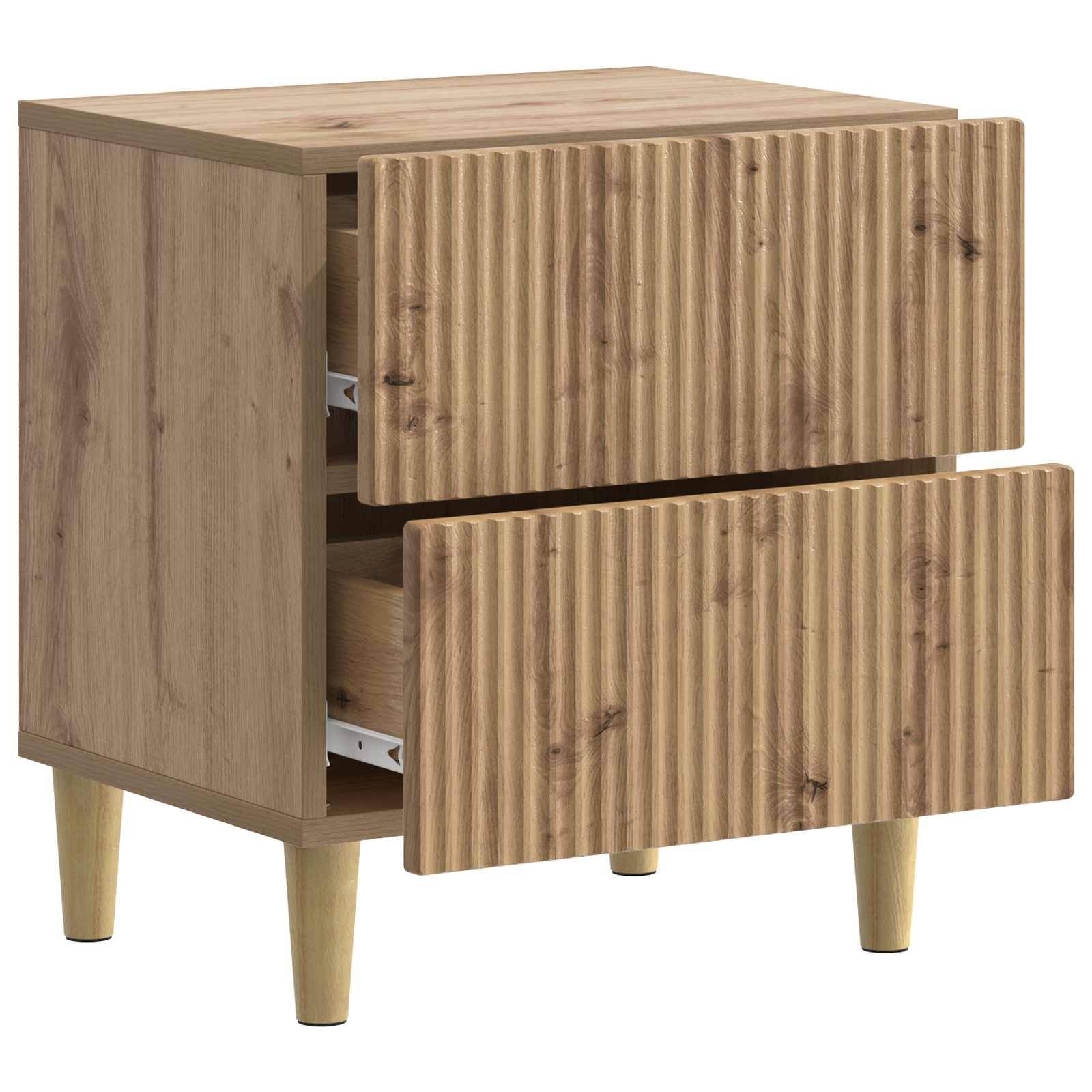vidaXL Nachttisch Artisan-Eiche 43 x 34,5 x 48 cm Holzwerkstoff