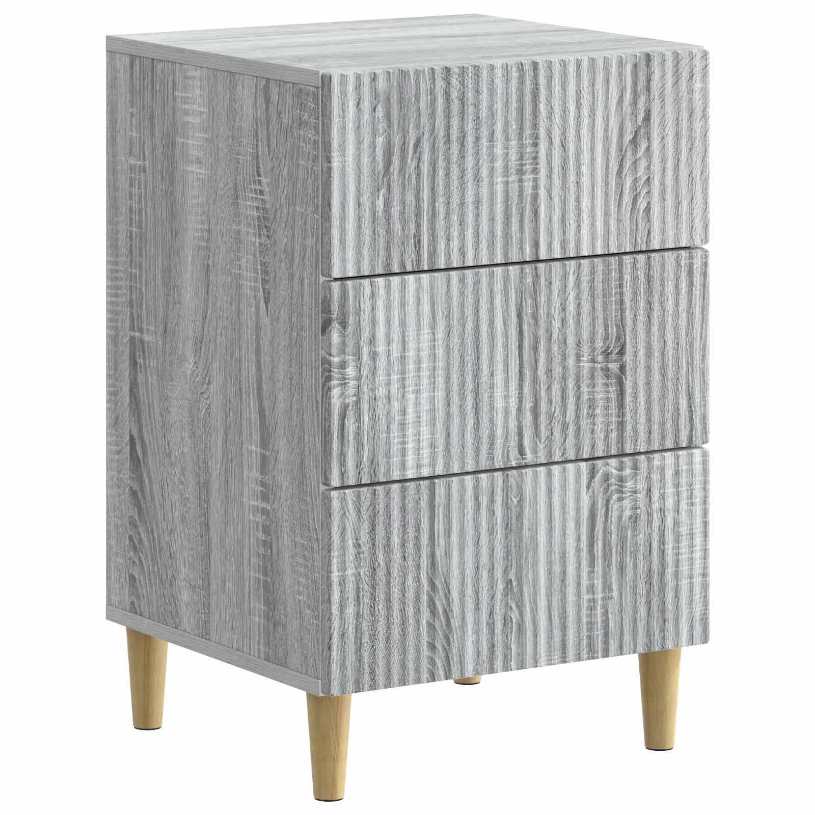 vidaXL Nachttisch Graues Sonoma 43 x 41 x 66,5 cm Holzwerkstoff