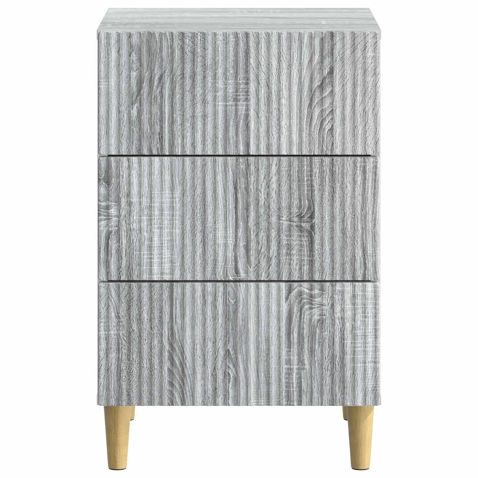 vidaXL Nachttisch Graues Sonoma 43 x 41 x 66,5 cm Holzwerkstoff