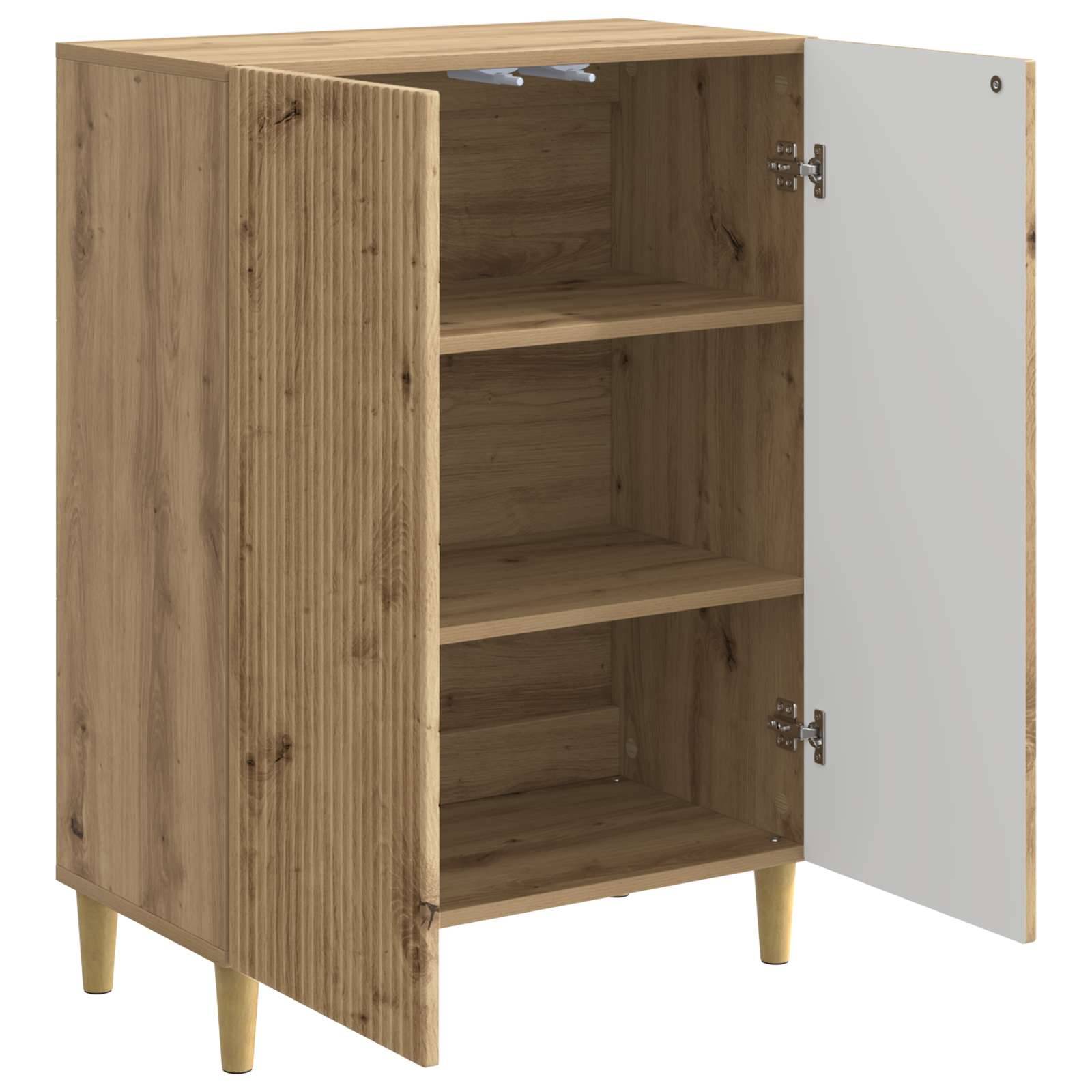 vidaXL Sideboard Artisan-Eiche 66 x 34,5 x 90 cm Holzwerkstoff