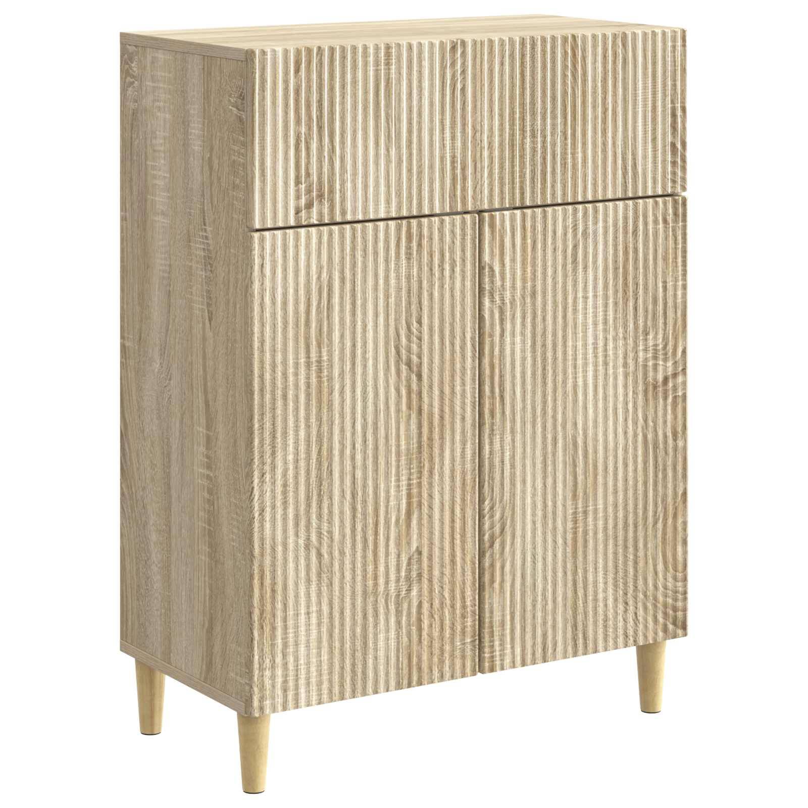 vidaXL Sideboard Sonoma-Eiche 66 x 34,5 x 90 cm Holzwerkstoff