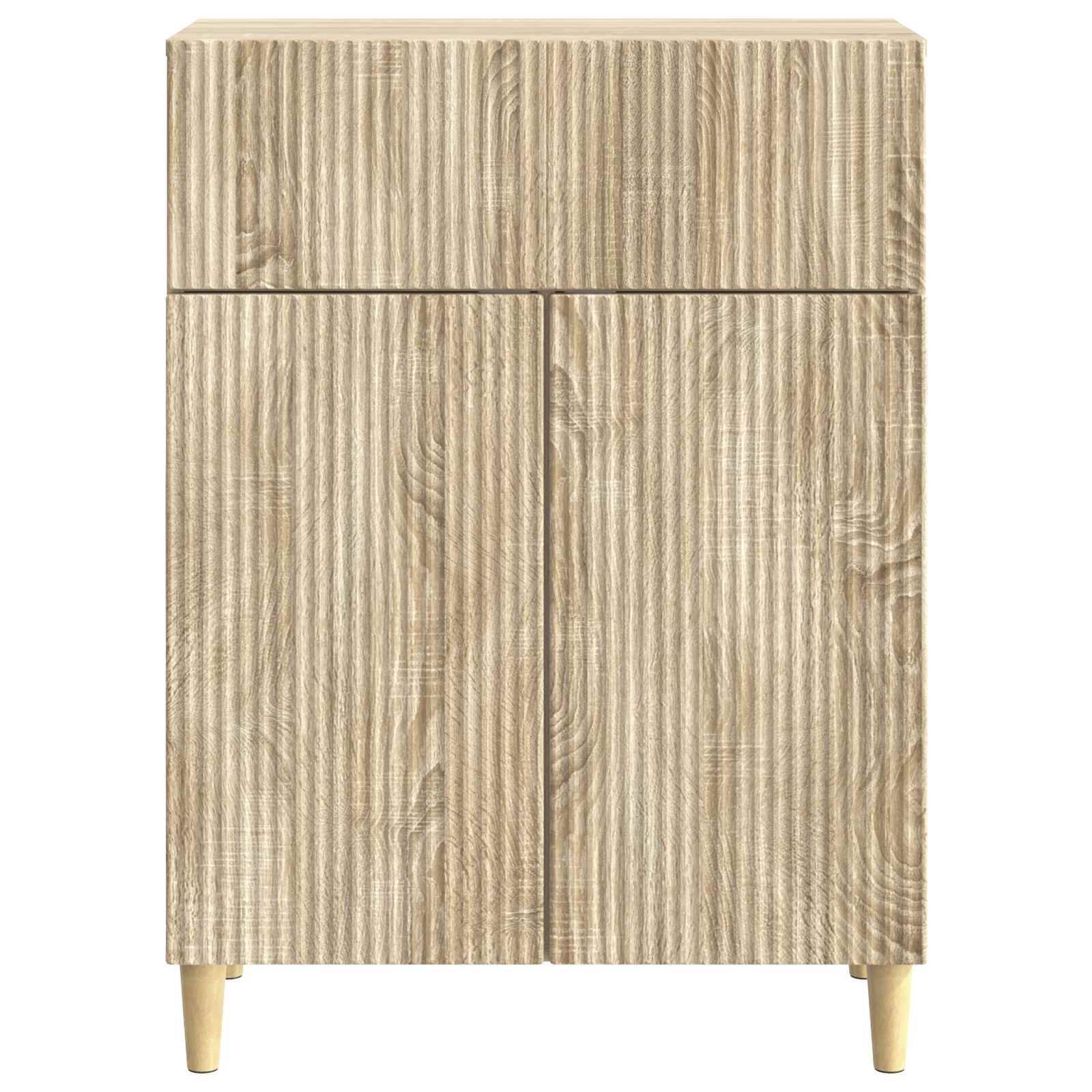 vidaXL Sideboard Sonoma-Eiche 66 x 34,5 x 90 cm Holzwerkstoff