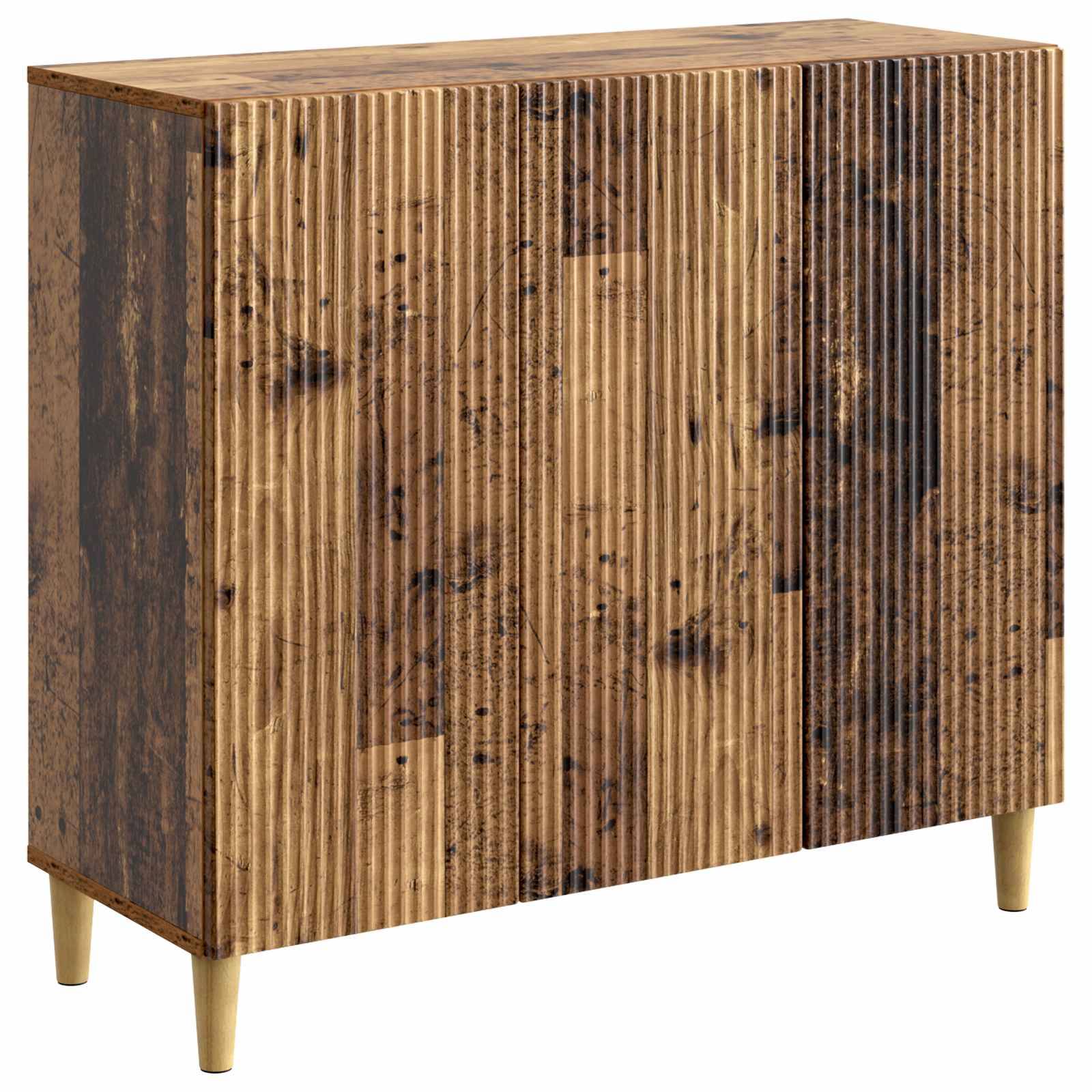 vidaXL Sideboard Altholz 89 x 34,5 x 80 cm Holzwerkstoff