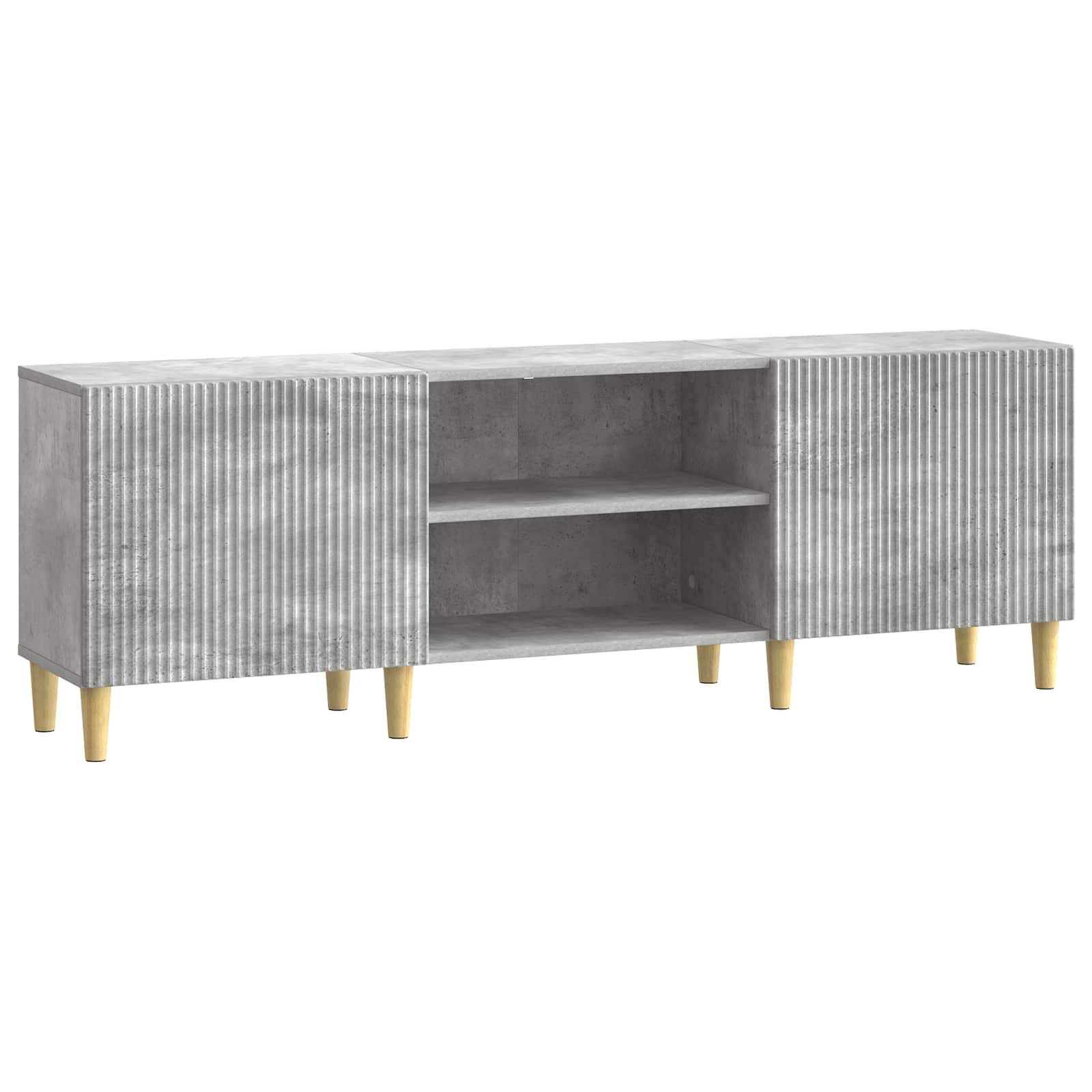 vidaXL TV-Schränk Betongrau 150 x 31 x 50 cm Holzwerkstoff