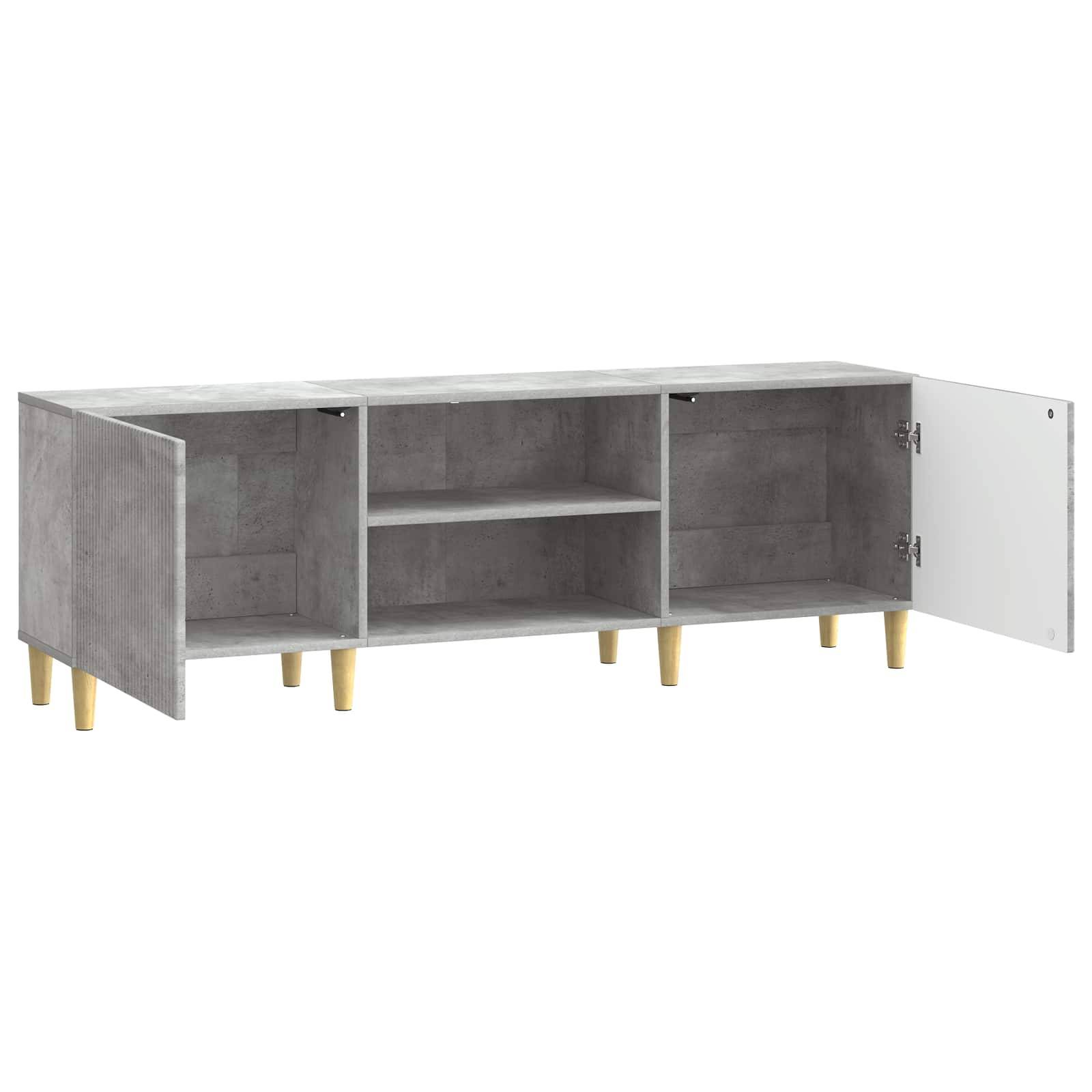 vidaXL TV-Schränk Betongrau 150 x 31 x 50 cm Holzwerkstoff