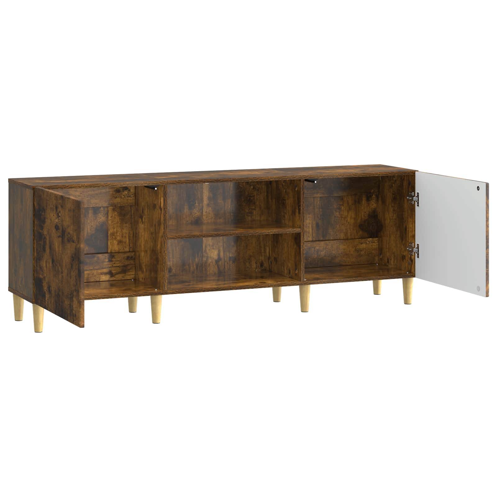 vidaXL TV-Schränk Geräucherte Eiche 150 x 31 x 50 cm Holzwerkstoff