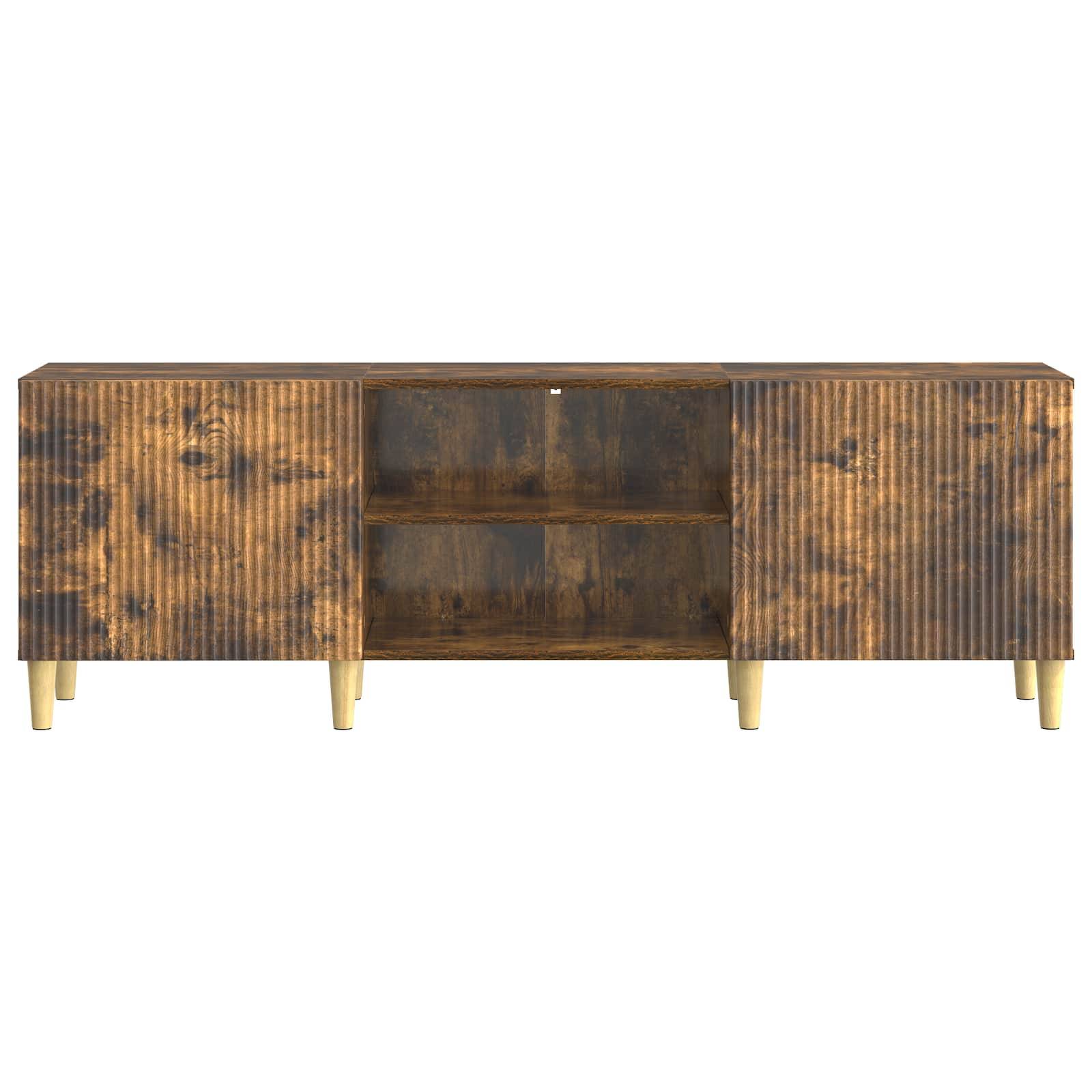 vidaXL TV-Schränk Geräucherte Eiche 150 x 31 x 50 cm Holzwerkstoff