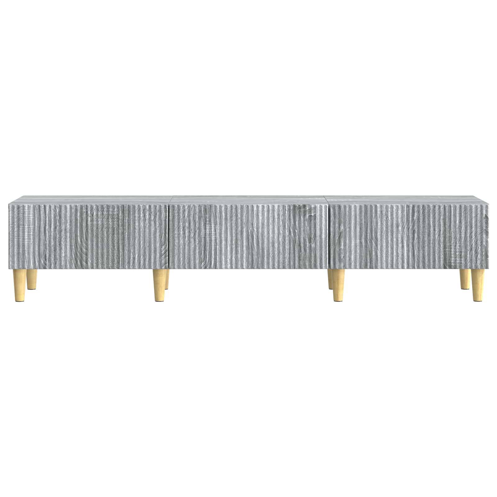 vidaXL TV-Schränk Graues Sonoma 147 x 34,5 x 30 cm Holzwerkstoff
