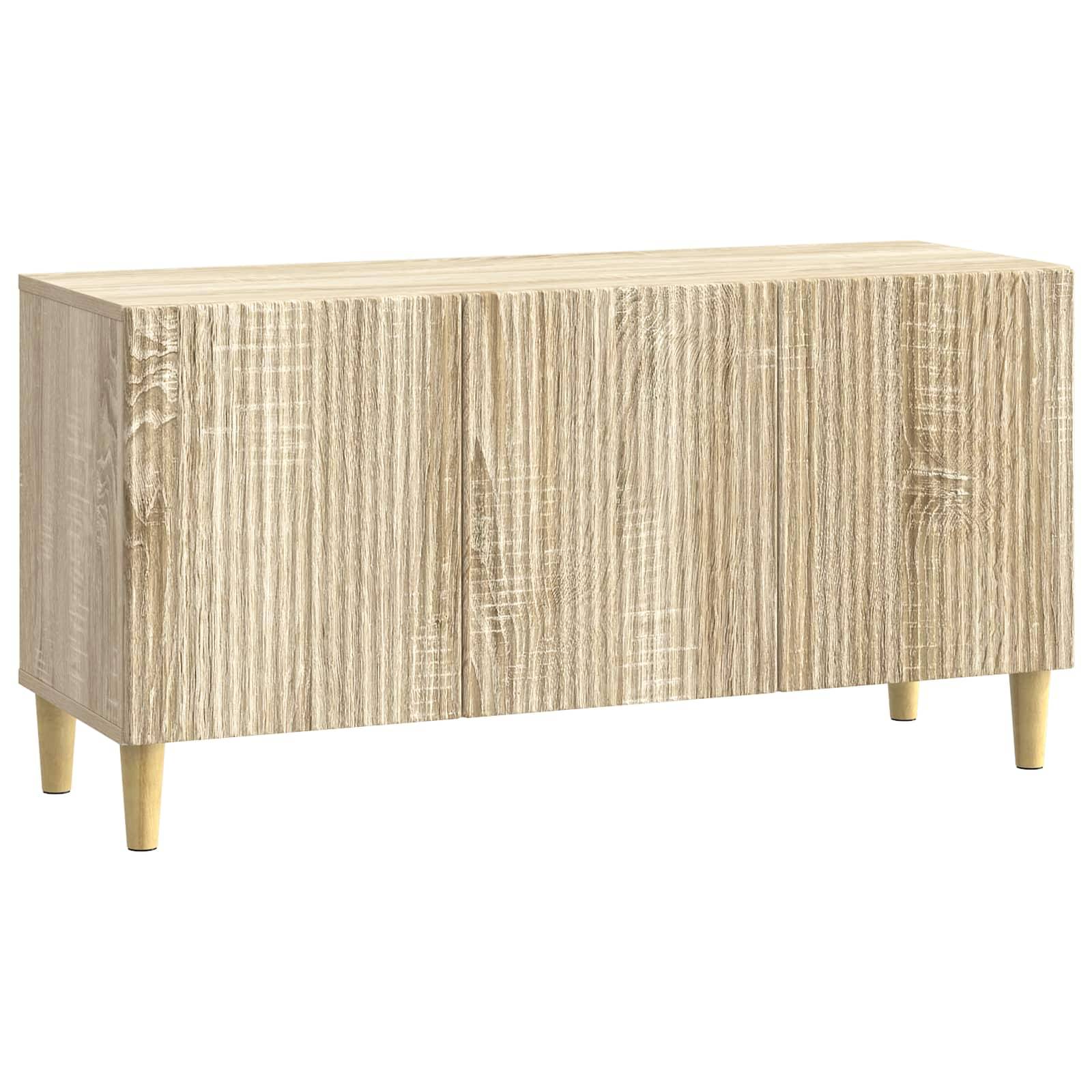 vidaXL TV-Schränk Sonoma-Eiche 99 x 34,5 x 50 cm Holzwerkstoff