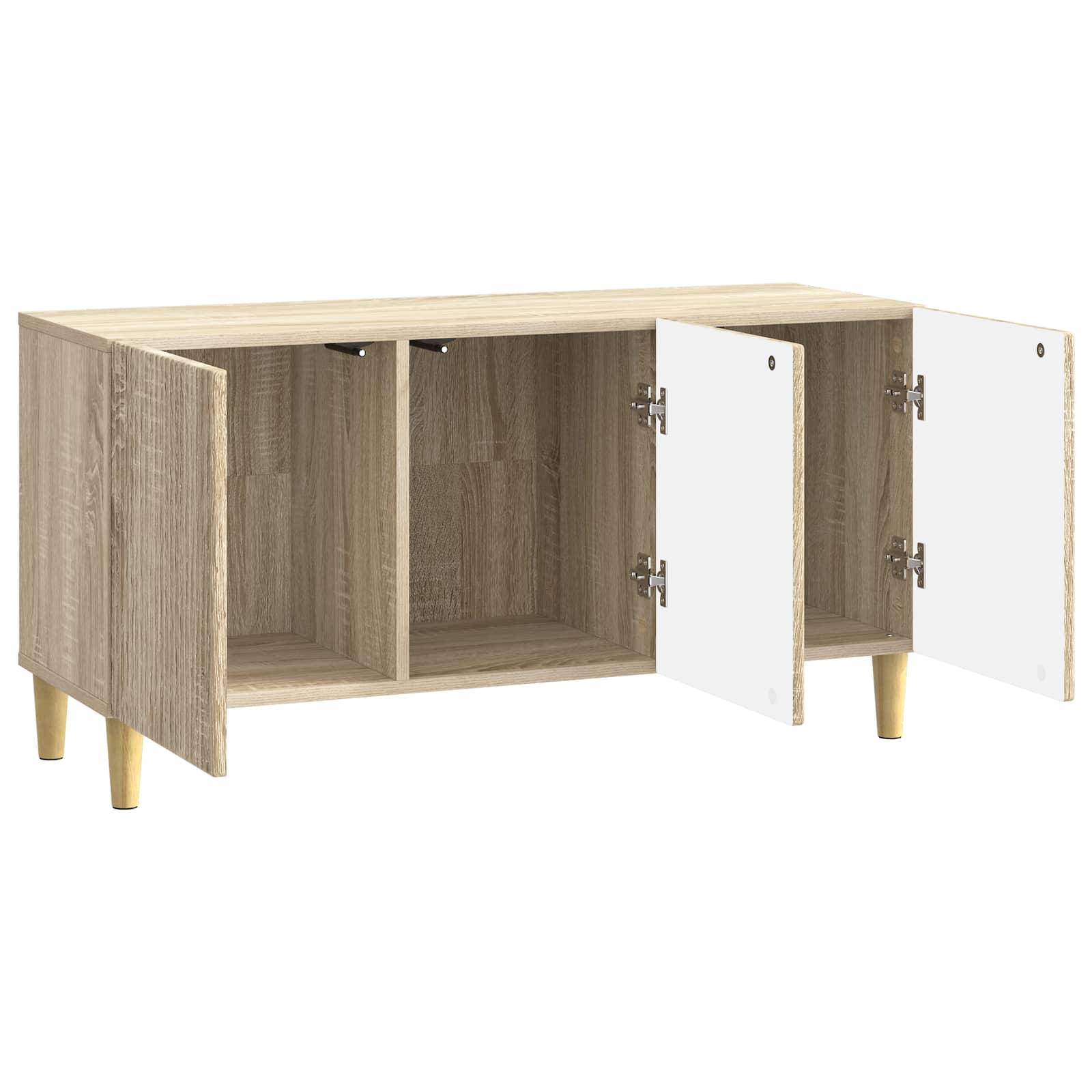 vidaXL TV-Schränk Sonoma-Eiche 99 x 34,5 x 50 cm Holzwerkstoff