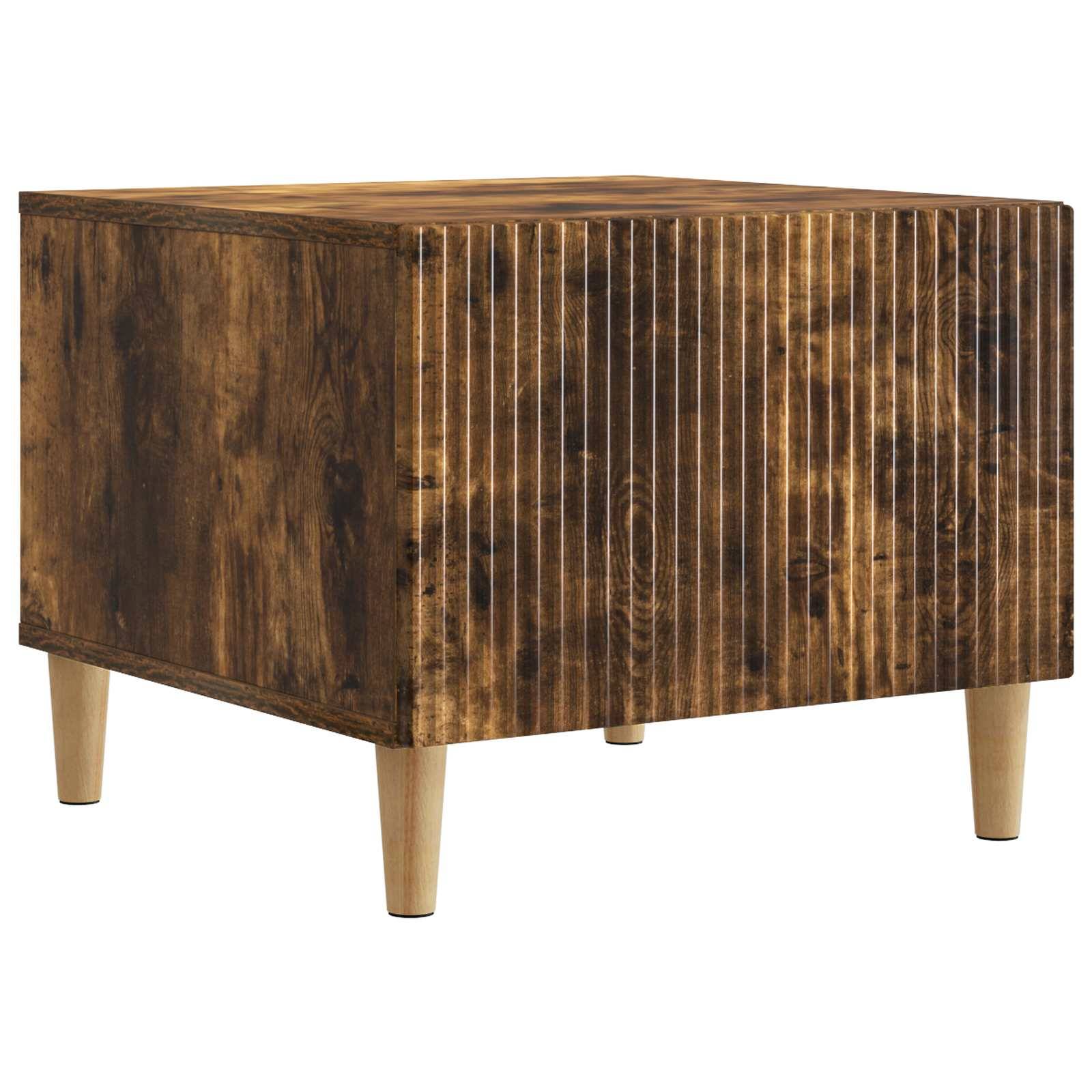 vidaXL Couchtisch Geräucherte Eiche 49 x 50 x 40 cm Holzwerkstoff