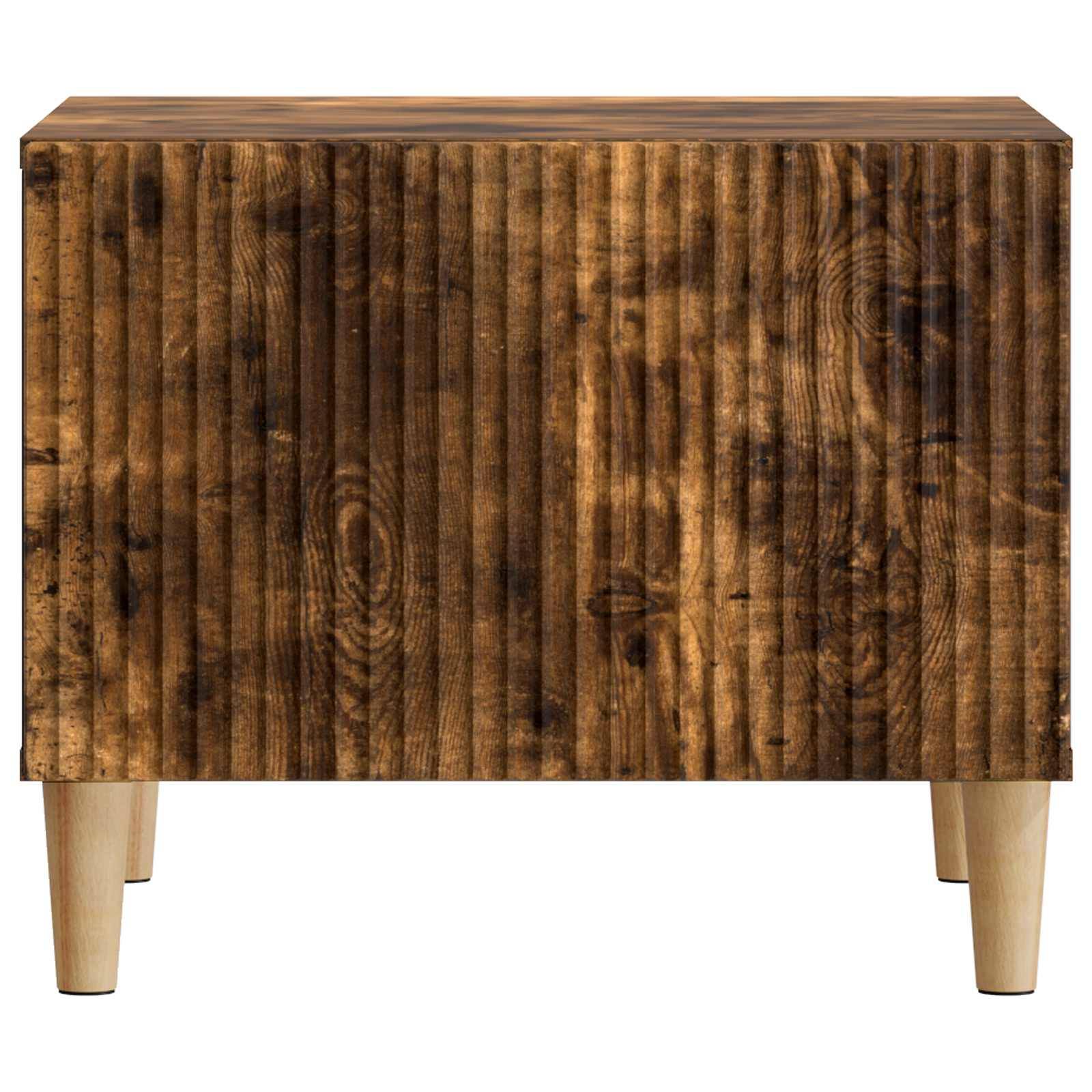 vidaXL Couchtisch Geräucherte Eiche 49 x 50 x 40 cm Holzwerkstoff