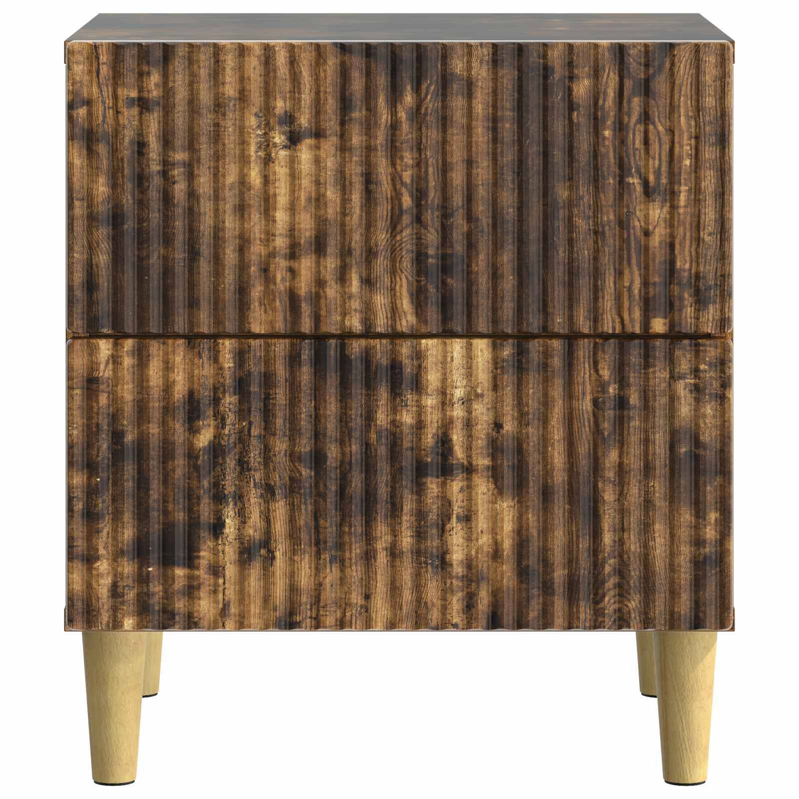 vidaXL Nachttisch Geräucherte Eiche 62 x 34,5 x 47,5 cm Holzwerkstoff