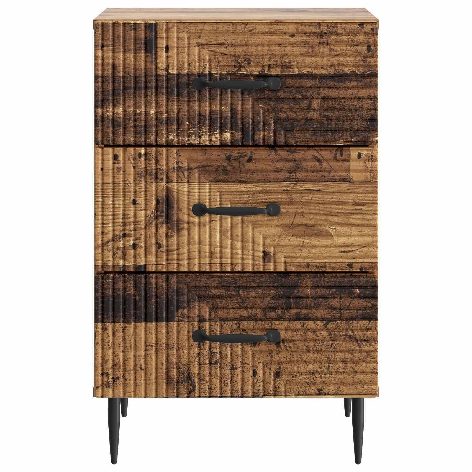 vidaXL Nachttisch Altholz 43 x 41 x 66,5 cm Holzwerkstoff
