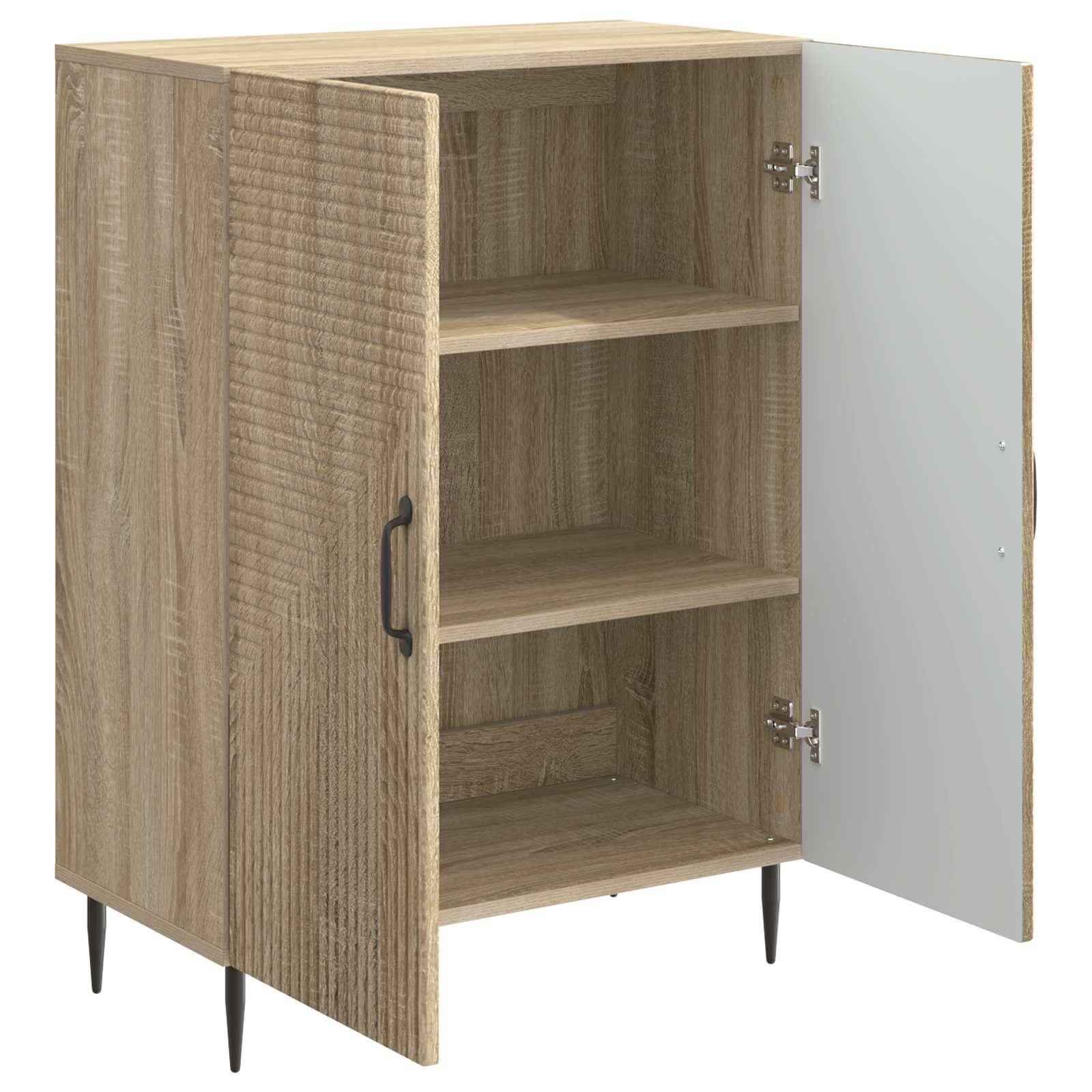 vidaXL Sideboard Sonoma-Eiche 66 x 34,5 x 89,5 cm Holzwerkstoff