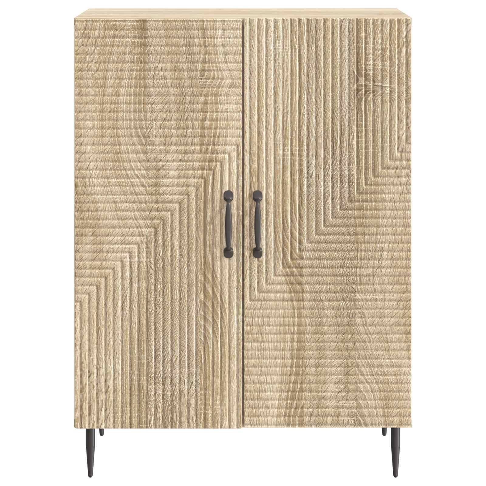 vidaXL Sideboard Sonoma-Eiche 66 x 34,5 x 89,5 cm Holzwerkstoff