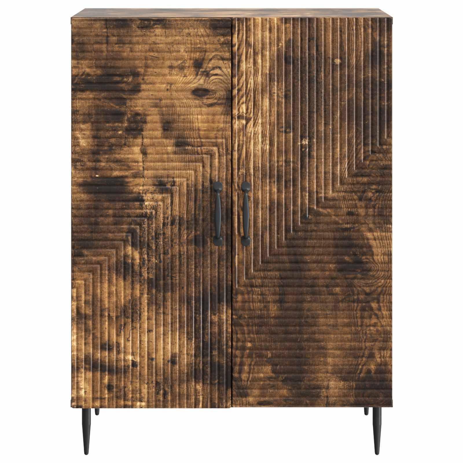 vidaXL Sideboard Geräucherte Eiche 66 x 34,5 x 89,5 cm Holzwerkstoff