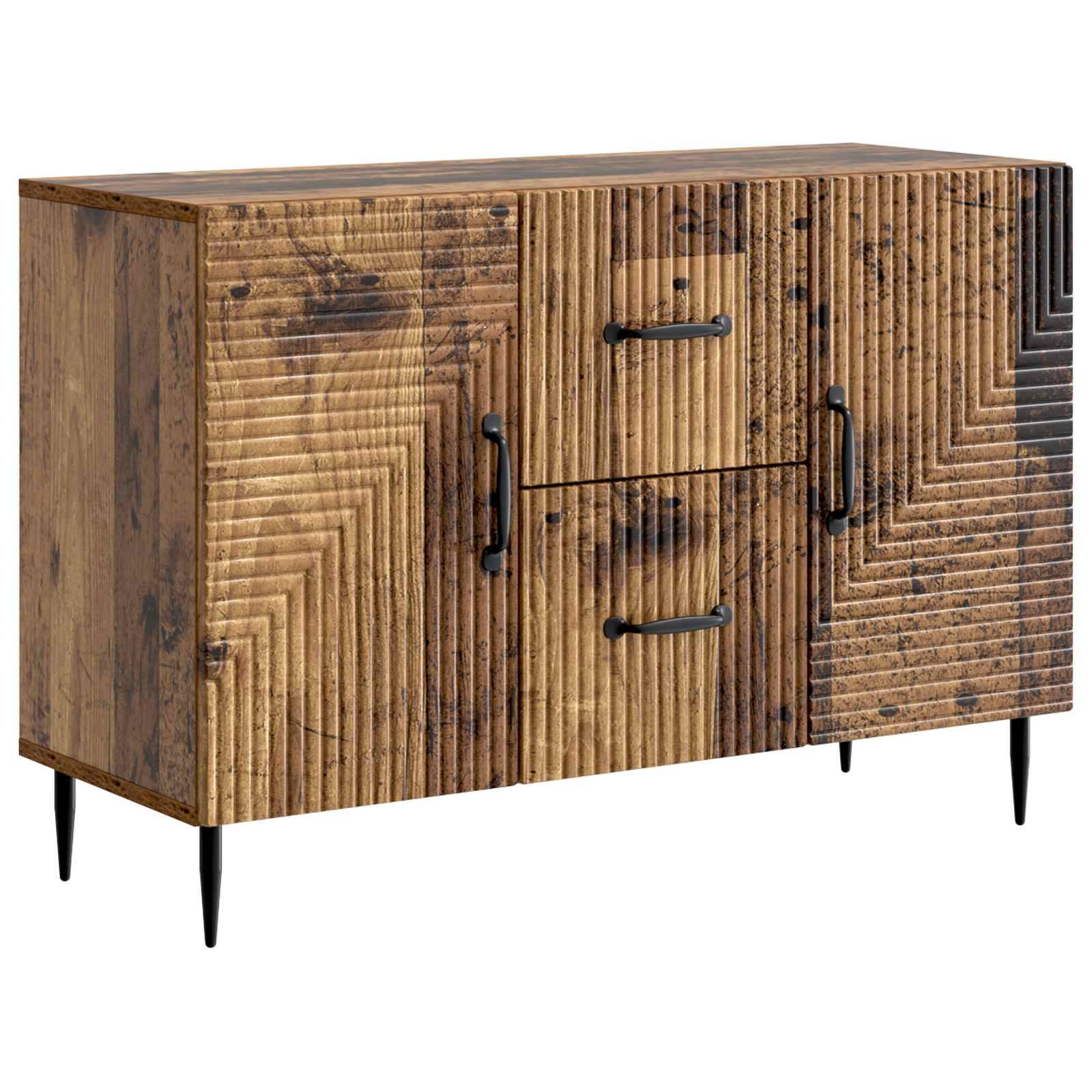 vidaXL Sideboard Altholz 89 x 34,5 x 60 cm Holzwerkstoff