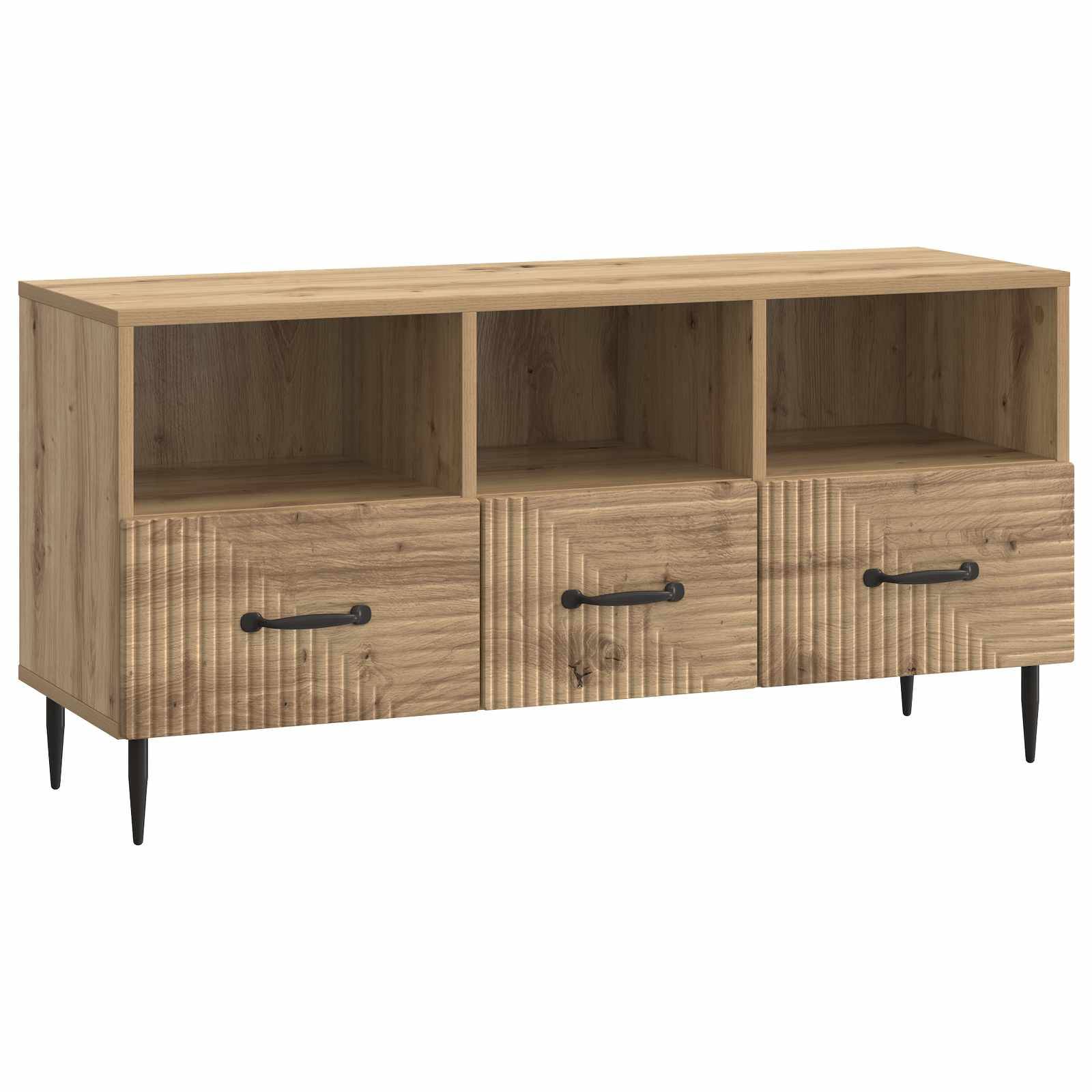 vidaXL TV-Schränk Artisan-Eiche 102 x 34,5 x 50 cm Holzwerkstoff