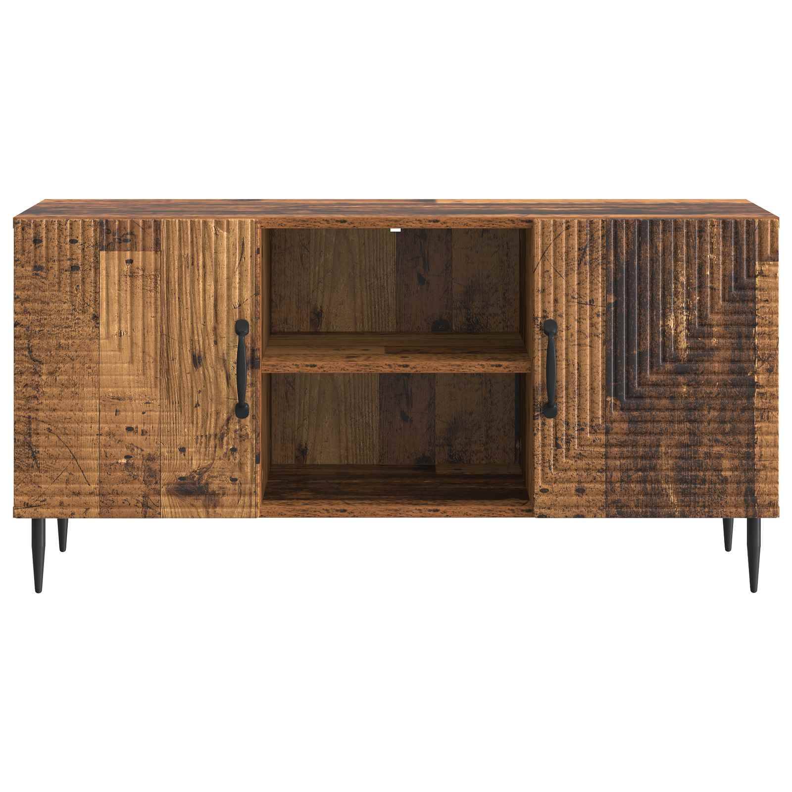 vidaXL TV-Schränk Altholz 102 x 34,5 x 50 cm Holzwerkstoff