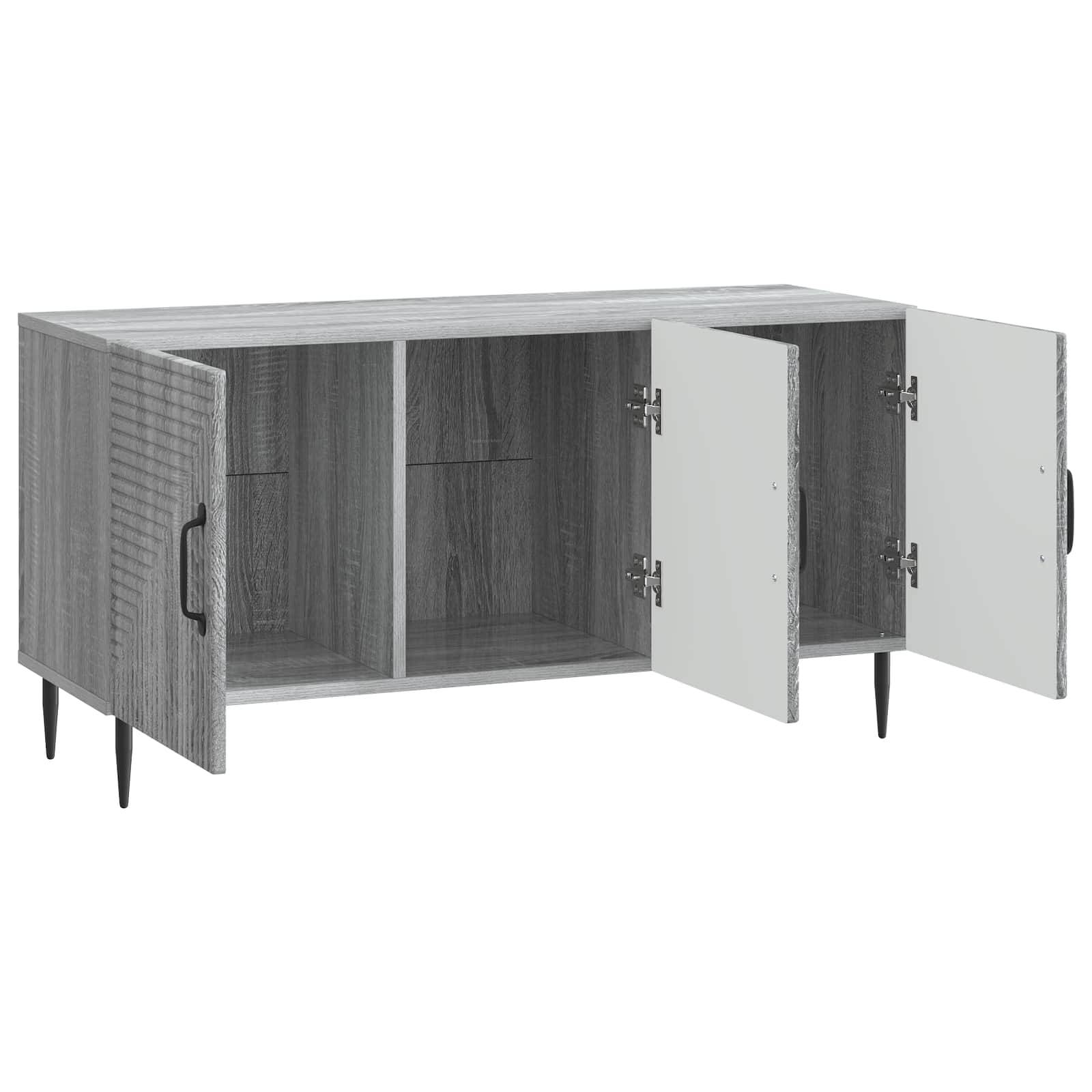 vidaXL TV-Schränk Graues Sonoma 99 x 34,5 x 50 cm Holzwerkstoff