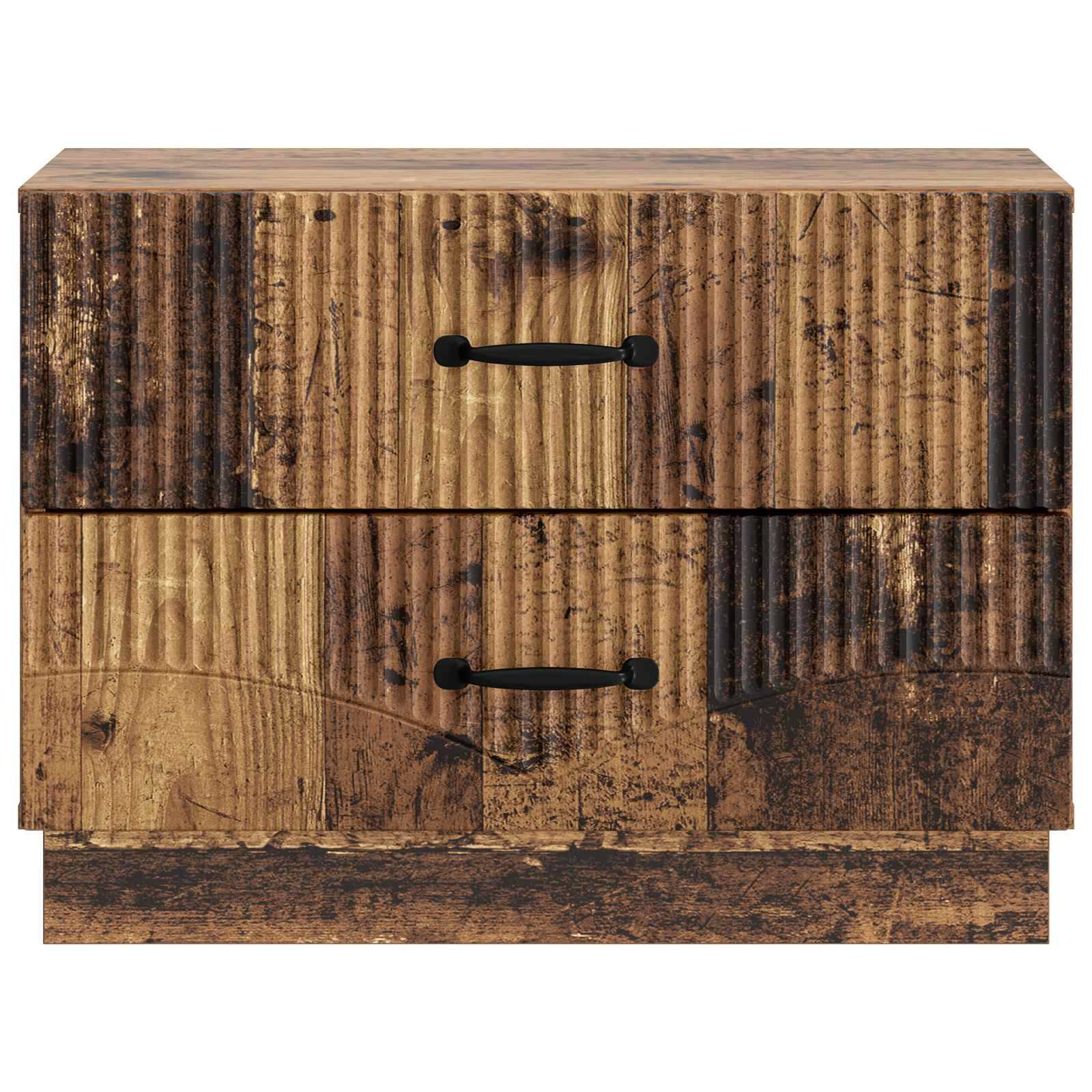 vidaXL Nachttisch Altholz 62 x 34,5 x 44,5 cm Holzwerkstoff