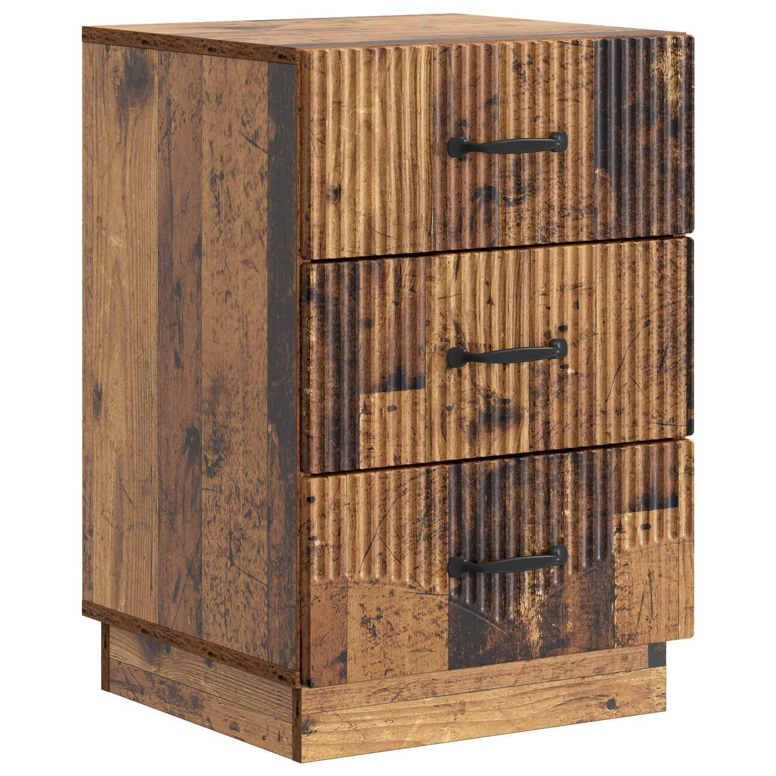 vidaXL Nachttisch Altholz 43 x 41 x 63,5 cm Holzwerkstoff