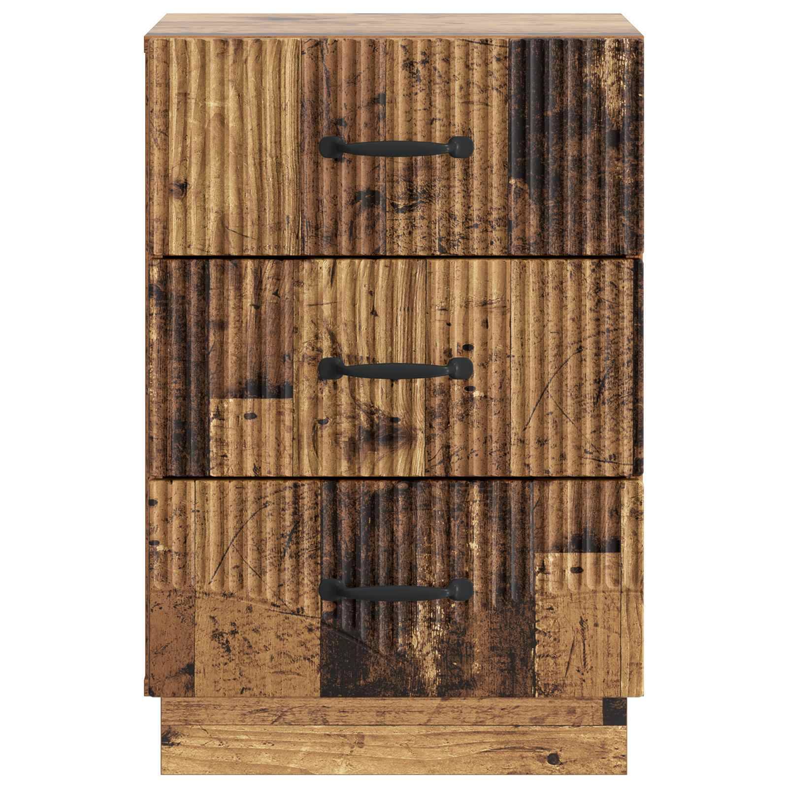 vidaXL Nachttisch Altholz 43 x 41 x 63,5 cm Holzwerkstoff