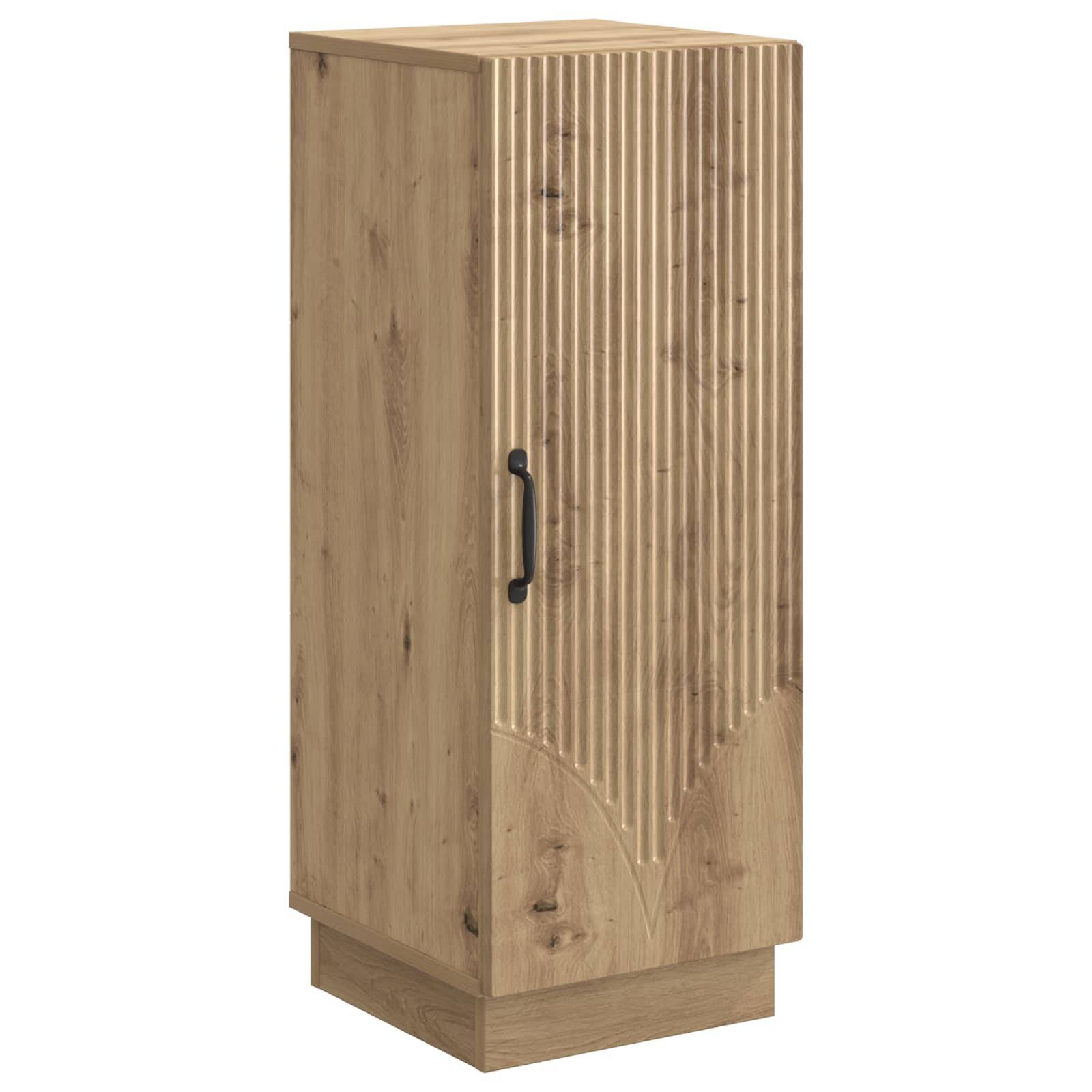 vidaXL Sideboard Artisan-Eiche 33 x 34,5 x 87 cm Holzwerkstoff