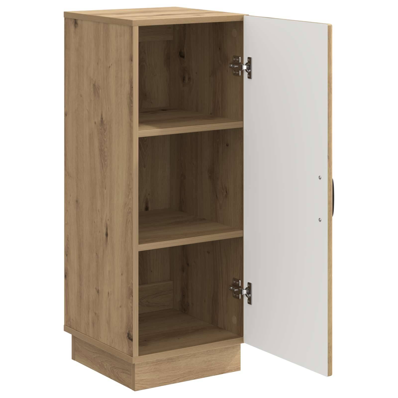 vidaXL Sideboard Artisan-Eiche 33 x 34,5 x 87 cm Holzwerkstoff