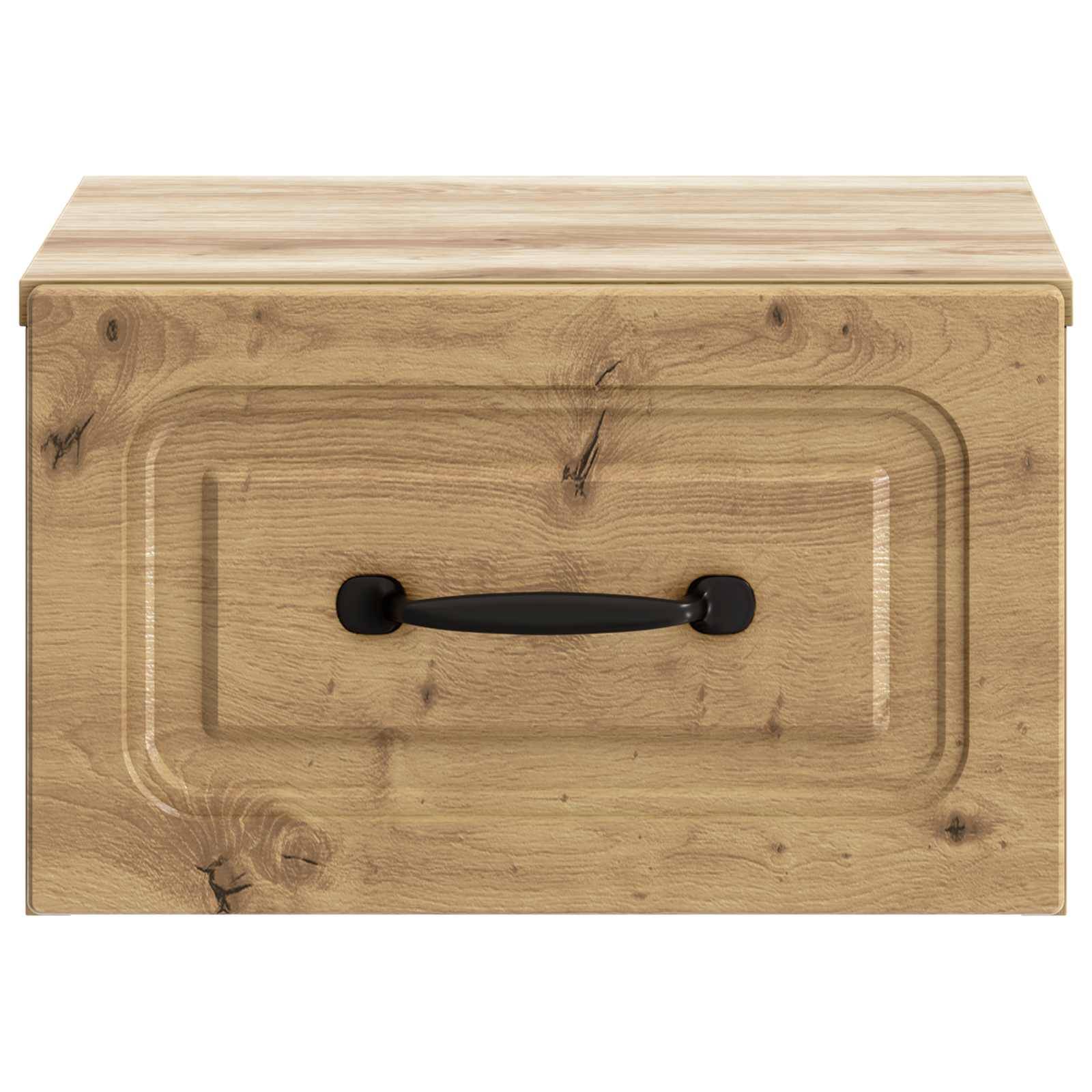 vidaXL Wandmontierter Nachttisch Artisan-Eiche 34,5 x 33 x 20 cm