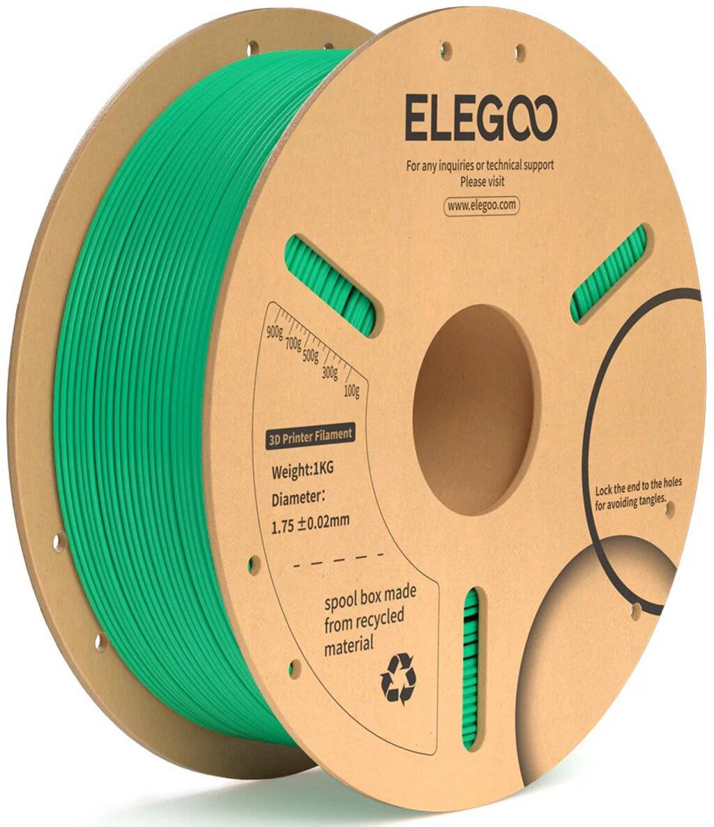 Elegoo PLA+ Filament, Sea Green, 1,75 mm, 1000 g, NatureWorks 4032D Basis