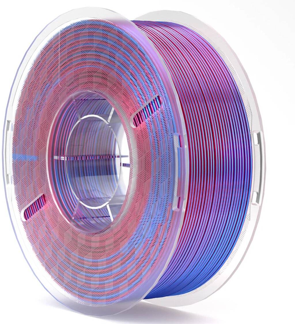 Elegoo PLA Silk Blue Purple, 1,75 mm, 1000 g, zweifarbiges 3D-Druck-Filament