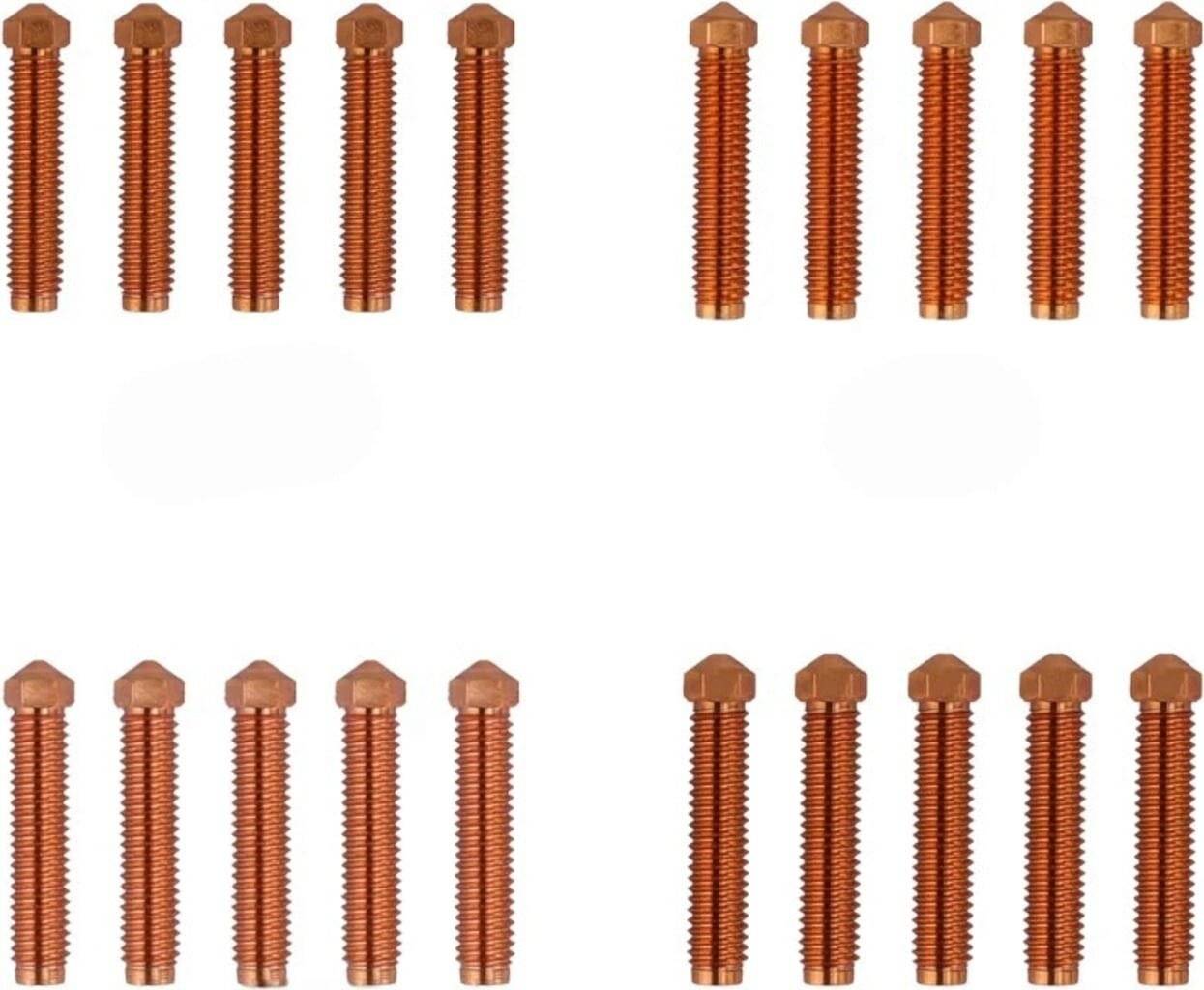 Elegoo Düsenset für OrangeStorm Giga, verschleißfest, verschiedene Durchmesser