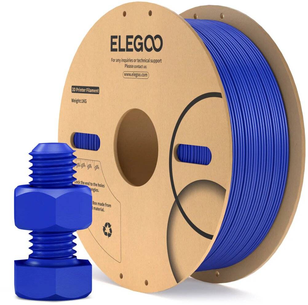 Elegoo ABS Filament Blau, 1.75 mm, 1000 g, schlagfest und hitzebeständig bis 85 °C