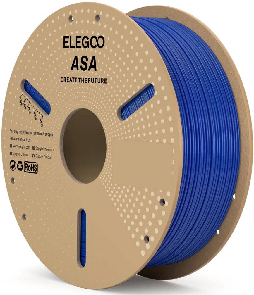 Elegoo ASA Filament Blue, 1,75 mm, 1000 g