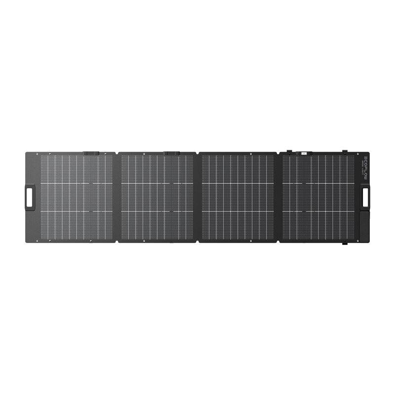 EcoFlow 220W bifaziales Solarpanel, TOPCon-Zellen, IP68, faltbar, XT60-Anschluss