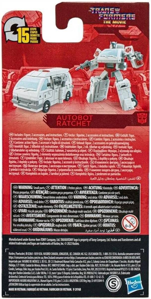Transformers Autobot Ratchet Action Figur Kampf um Cybertron 8,5cm F3143 8+