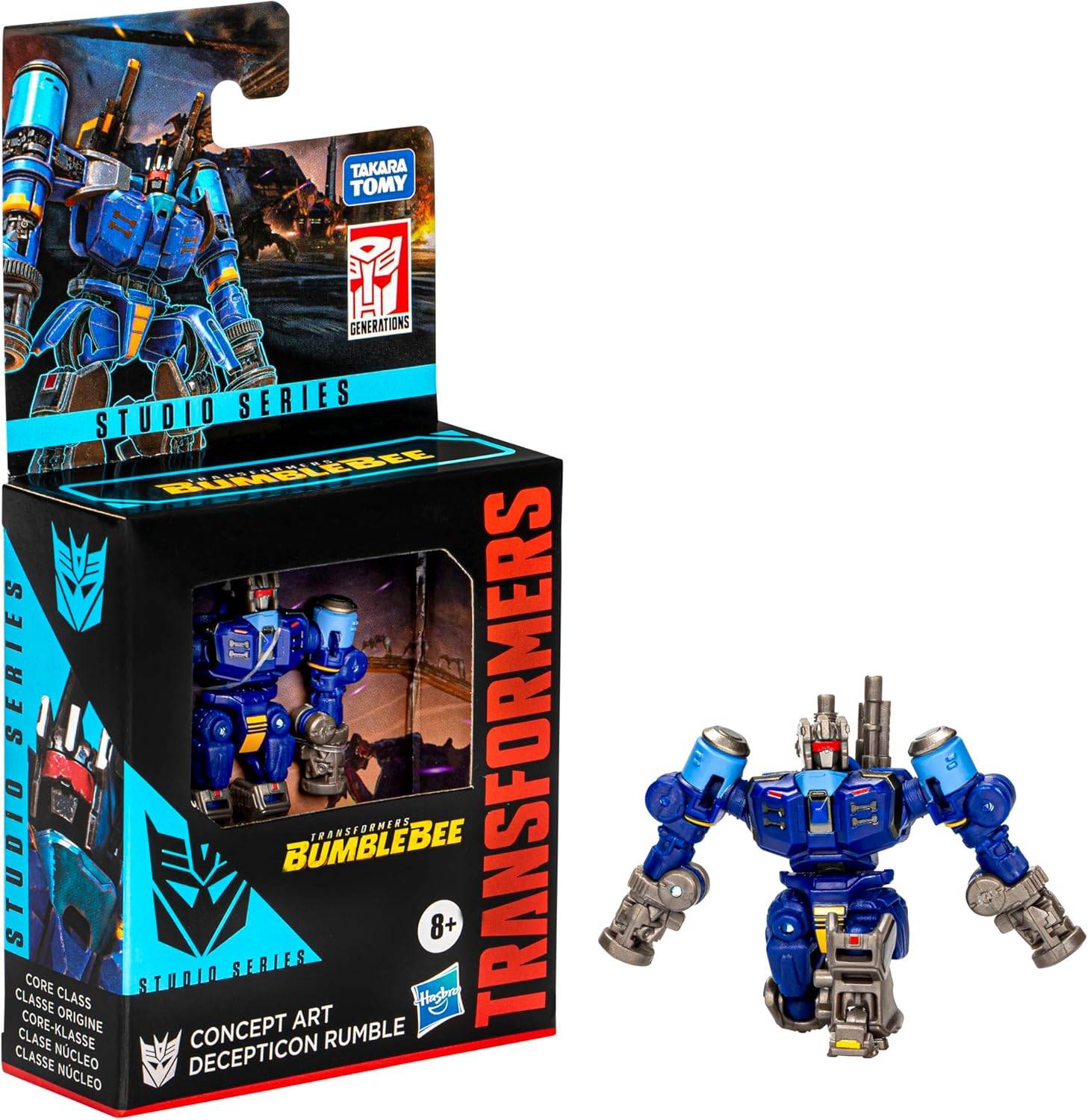 Transformers Series Bumblebee Concept Art Decepticon Rumble Action-Figur 8+