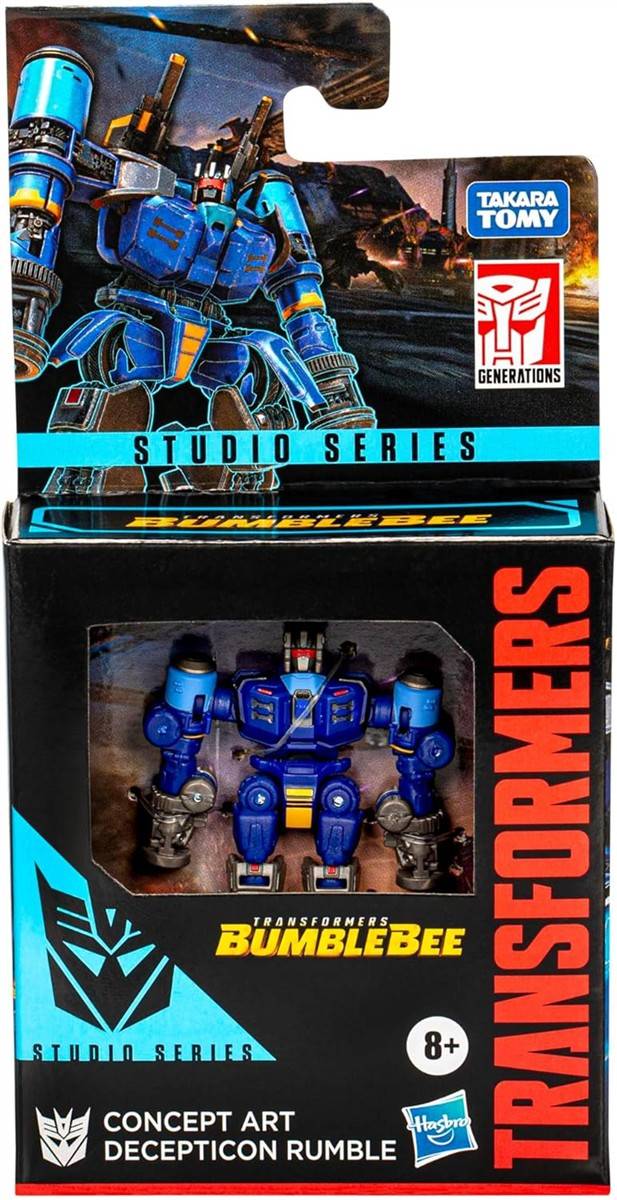 Transformers Series Bumblebee Concept Art Decepticon Rumble Action-Figur 8+
