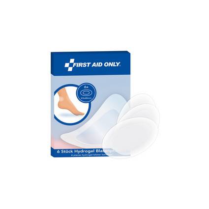 FIRST AID ONLY Blasen-Pflaster, transparent, 6er Blister