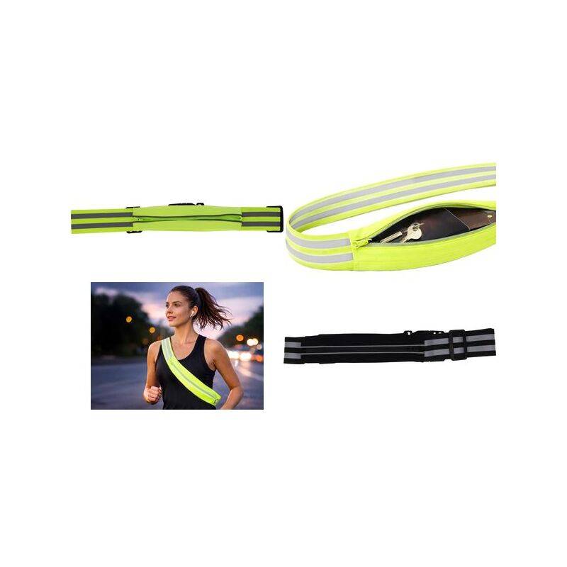 FIRST AID ONLY Reflektorgurt mit Tasche, neon-gelb