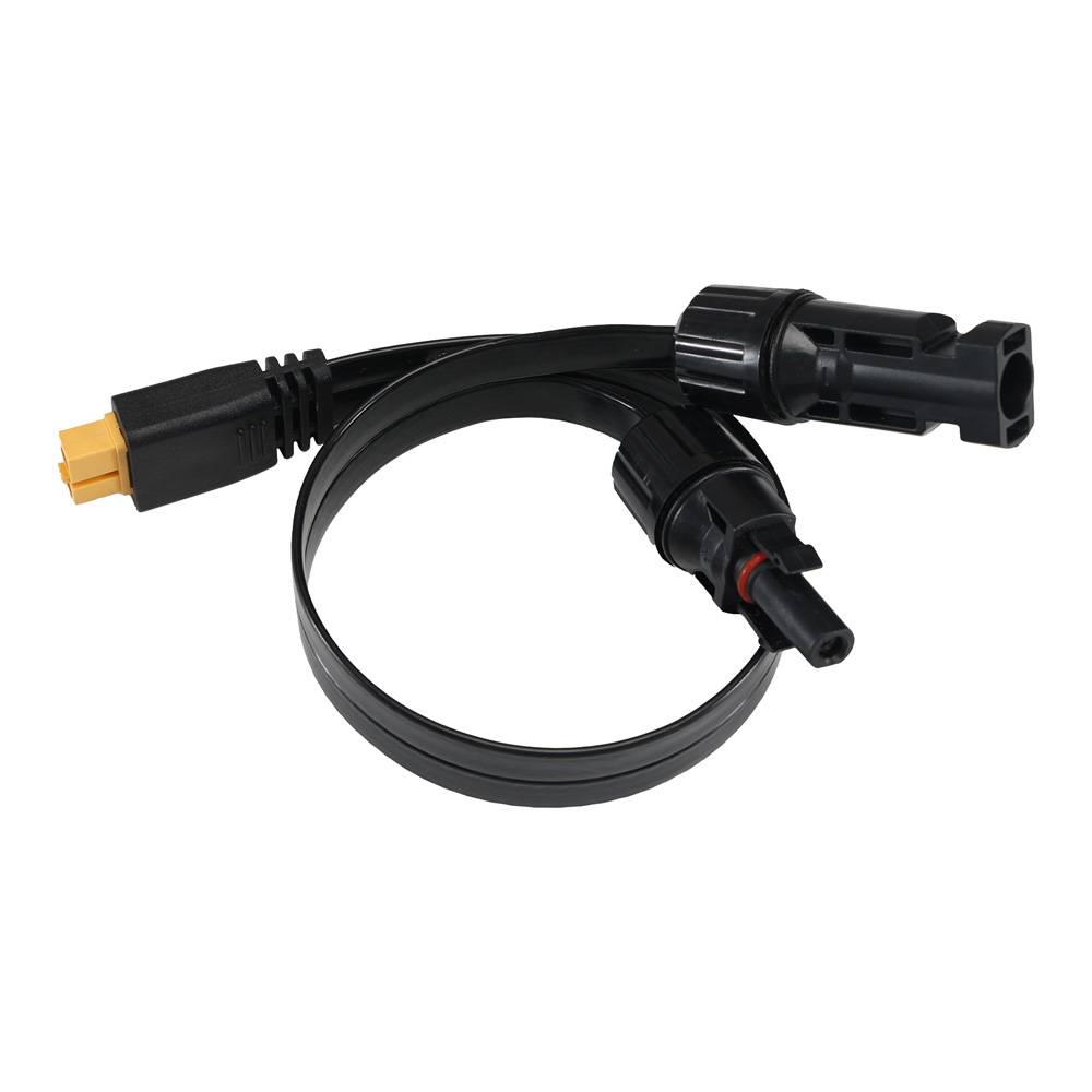 Offgridtec XT60 zu PV-Stecker 0,5m Flat Cable 4mm² Verbindungskabel (Super Flach)
