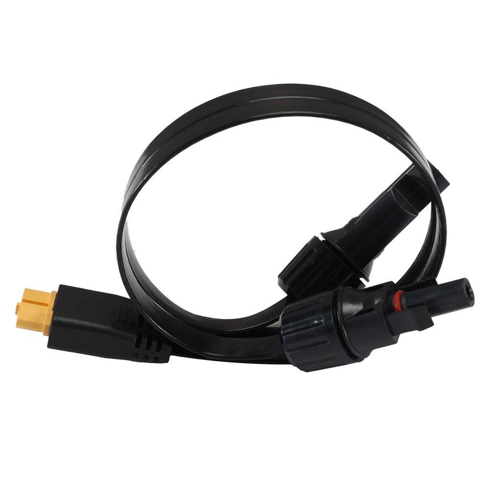 Offgridtec XT60 zu PV-Stecker 0,5m Flat Cable 4mm² Verbindungskabel (Super Flach)