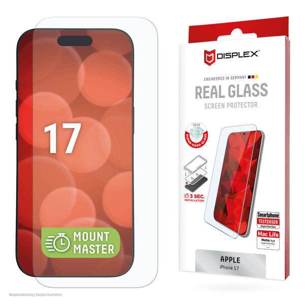 DISPLEX Real Glass MountMaster Apple iPhone 17