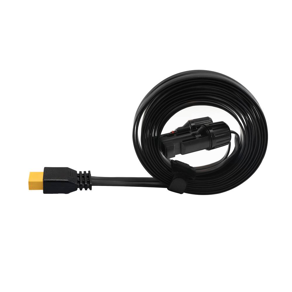 Offgridtec XT90 zu PV-Stecker 1,5m Flat Cable 4mm² Verbindungskabel (Super Flach)